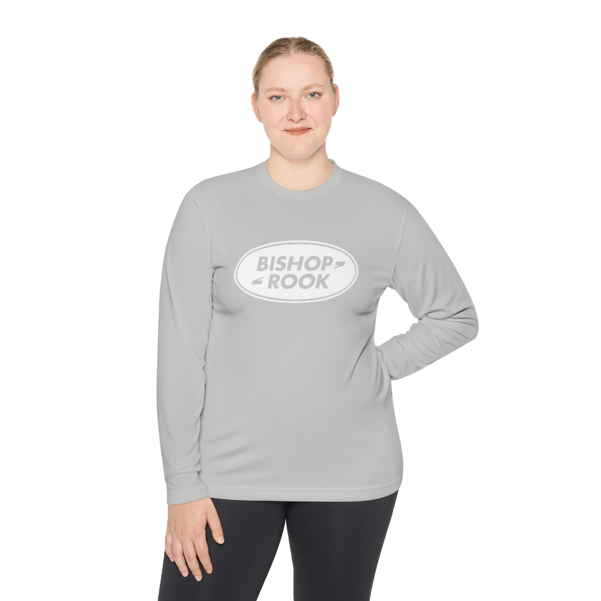 Bishop+Rook Oval - Unisex Lightweight Long Sleeve Tee - Image 8