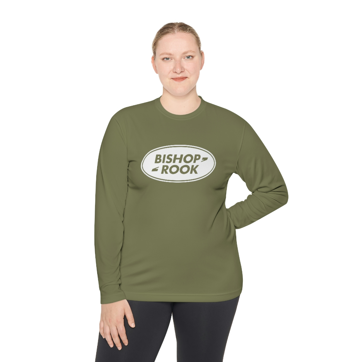 Bishop+Rook Oval - Unisex Lightweight Long Sleeve Tee - Image 20