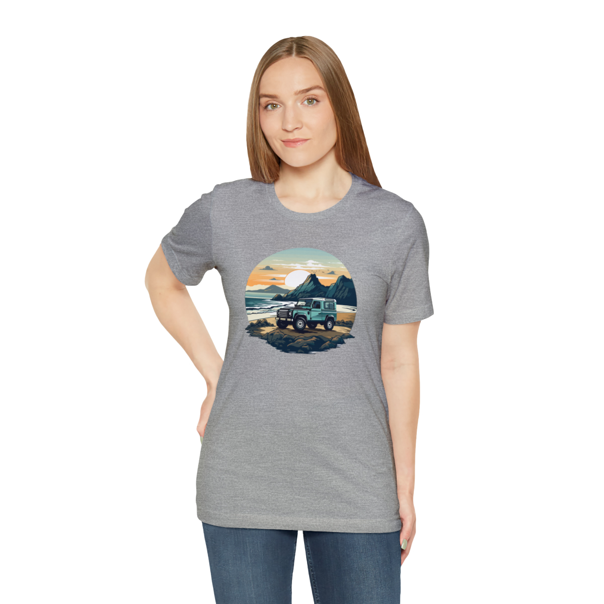 Land Rover Defender 90 - Beach Time - Bishop+Rook Tee - Image 113