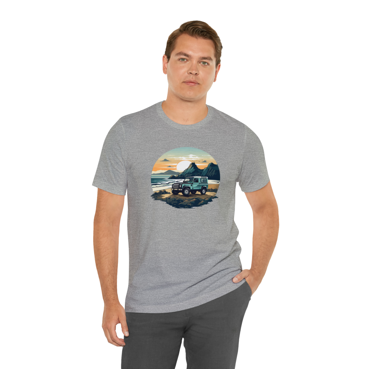 Land Rover Defender 90 - Beach Time - Bishop+Rook Tee - Image 114