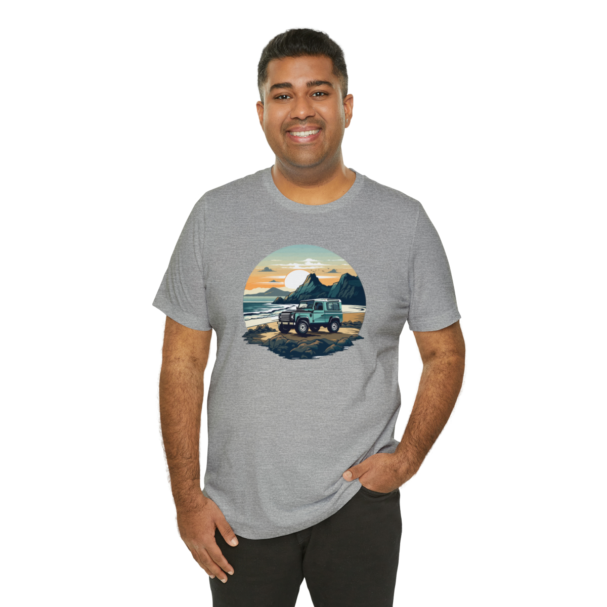 Land Rover Defender 90 - Beach Time - Bishop+Rook Tee - Image 116