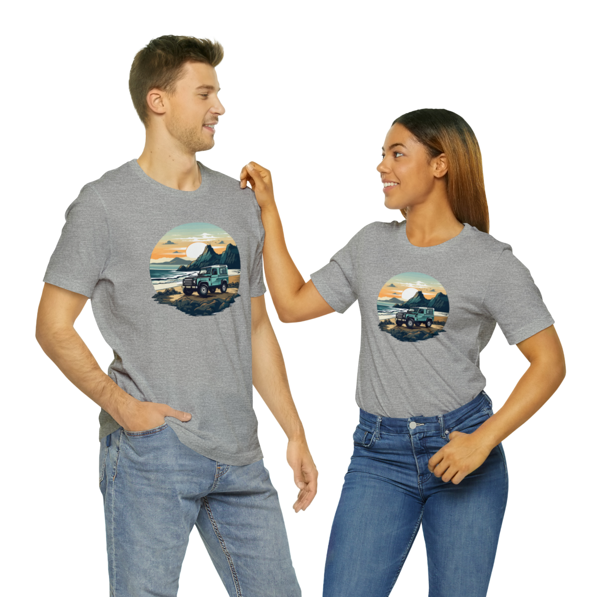 Land Rover Defender 90 - Beach Time - Bishop+Rook Tee - Image 118