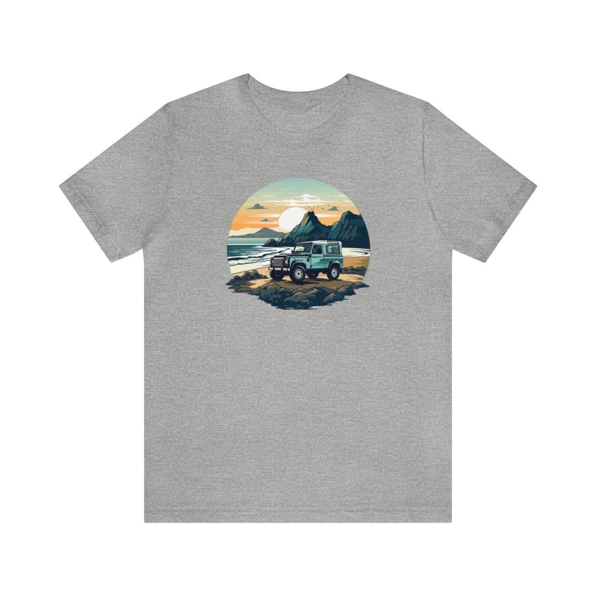 Land Rover Defender 90 - Beach Time - Bishop+Rook Tee - Image 109