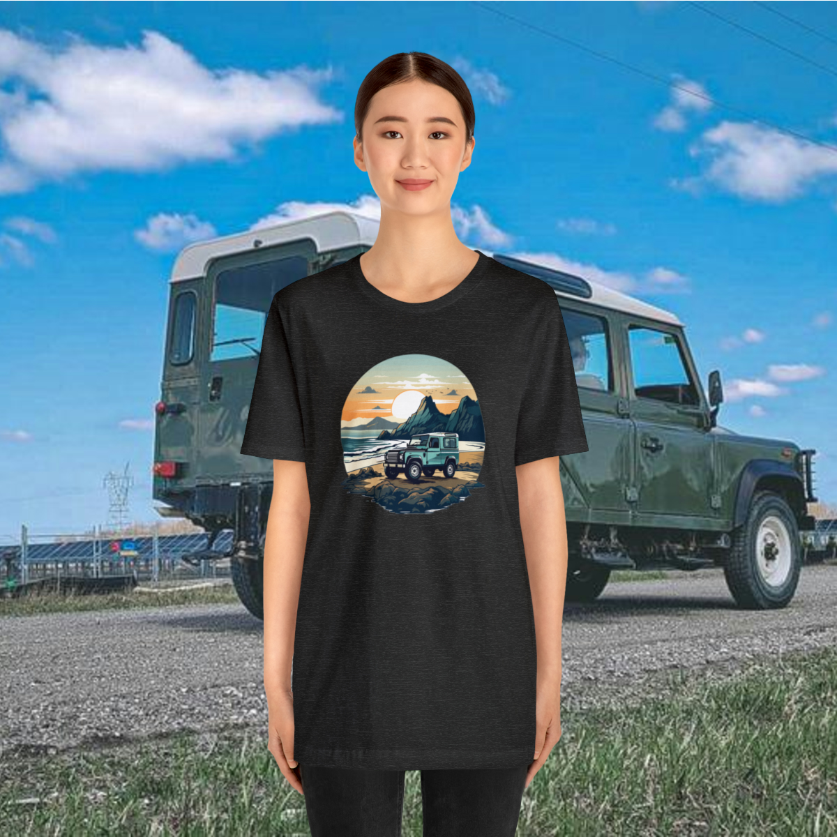 Land Rover Defender 90 - Beach Time - Bishop+Rook Tee - Image 135