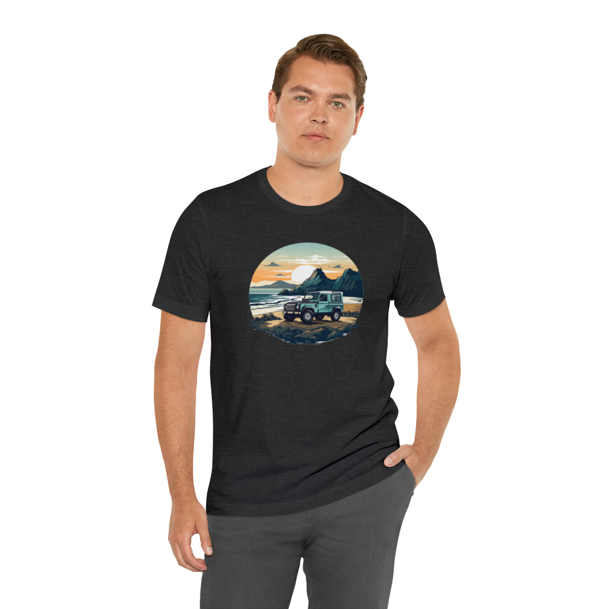 Land Rover Defender 90 - Beach Time - Bishop+Rook Tee - Image 138