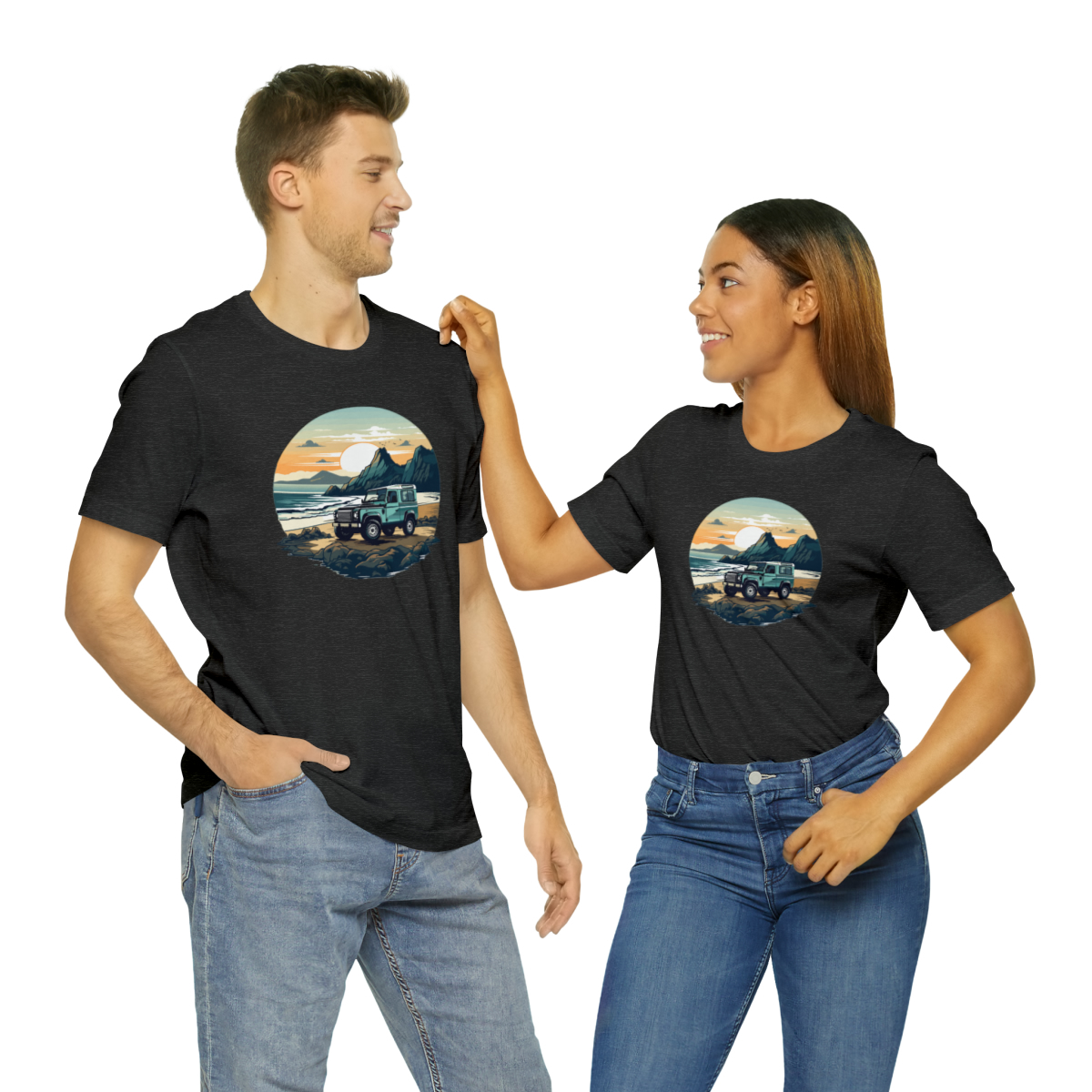 Land Rover Defender 90 - Beach Time - Bishop+Rook Tee - Image 142
