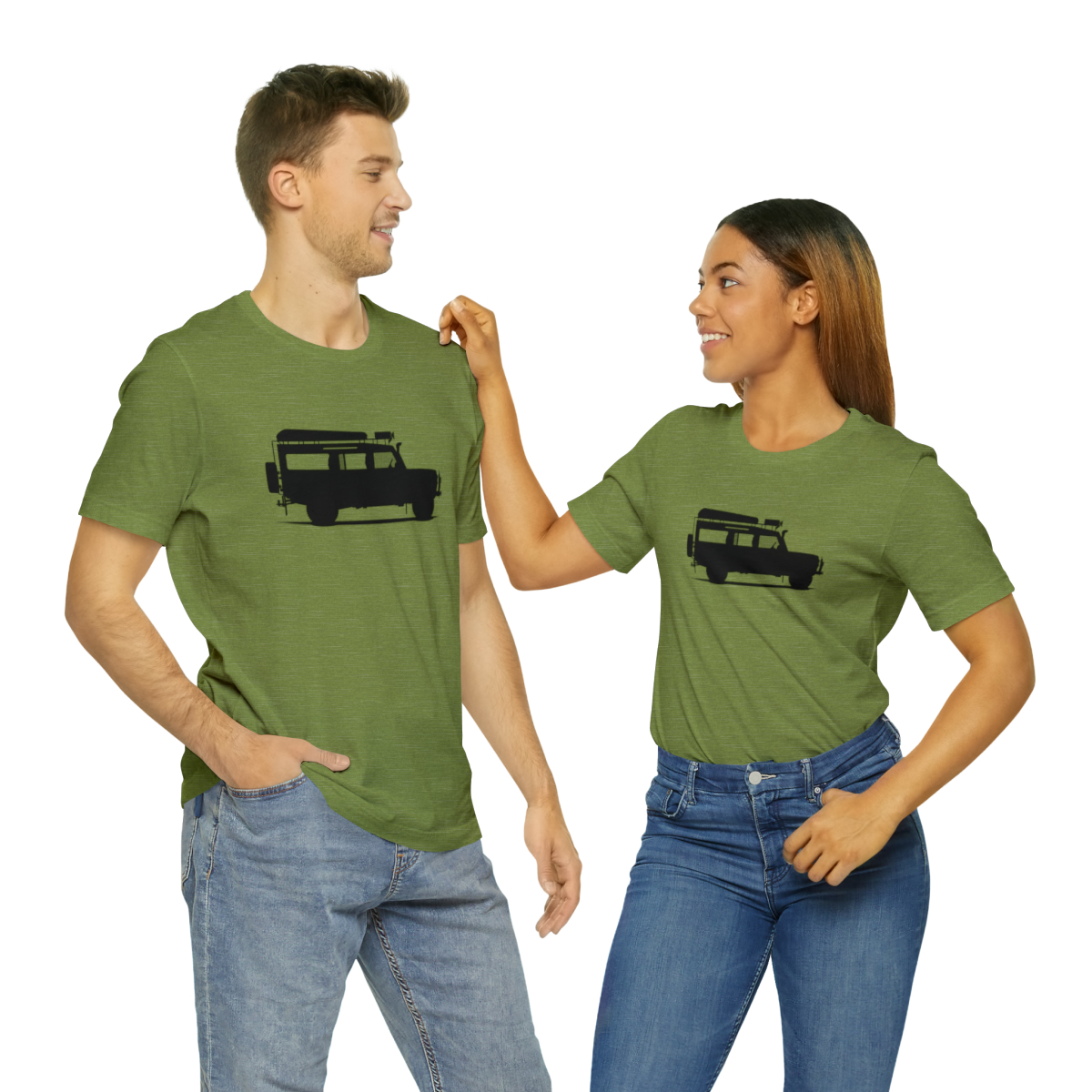 Land Rover Defender 110 - Sarge - Unisex Jersey Short Sleeve Tee - Image 94