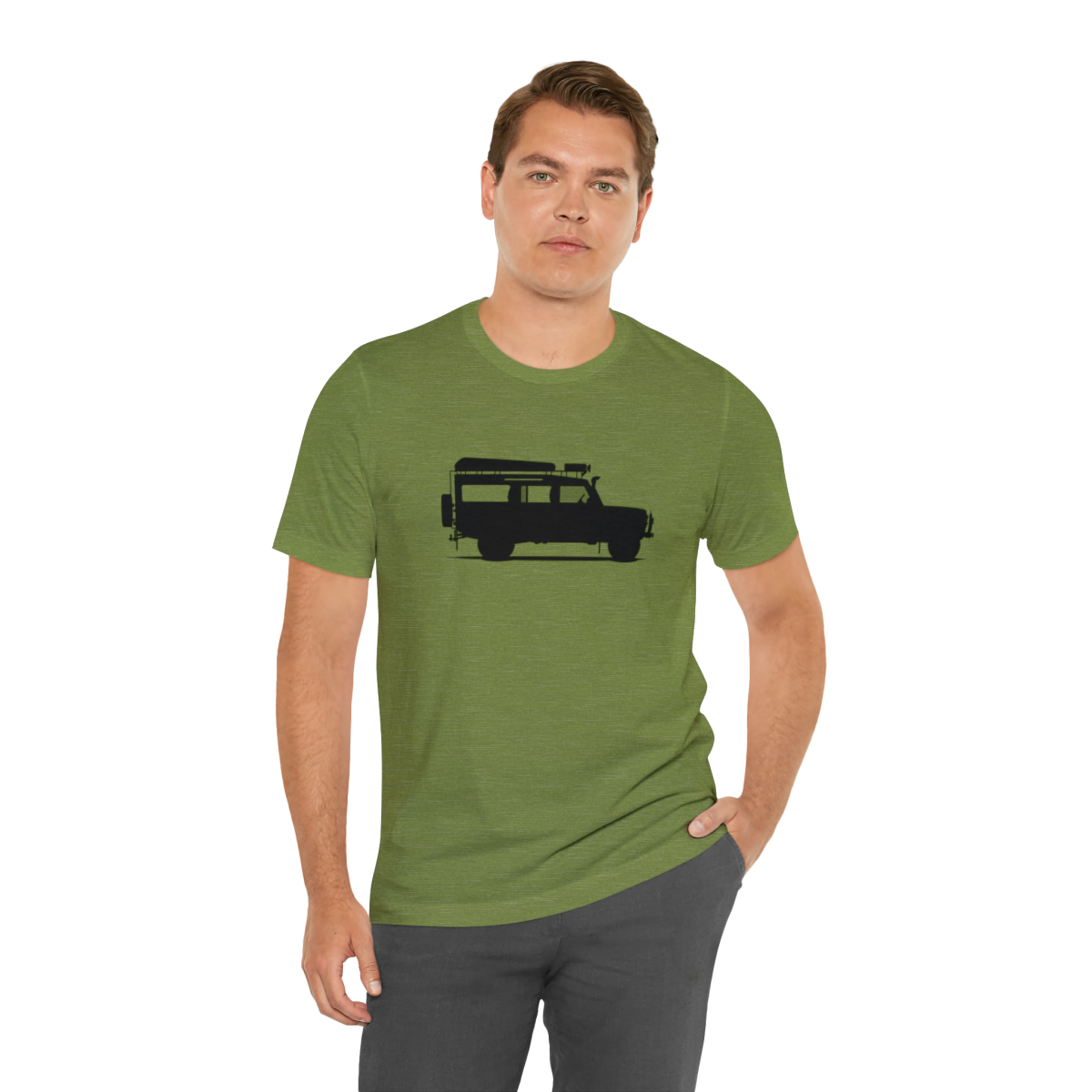 Land Rover Defender 110 - Sarge - Unisex Jersey Short Sleeve Tee - Image 90