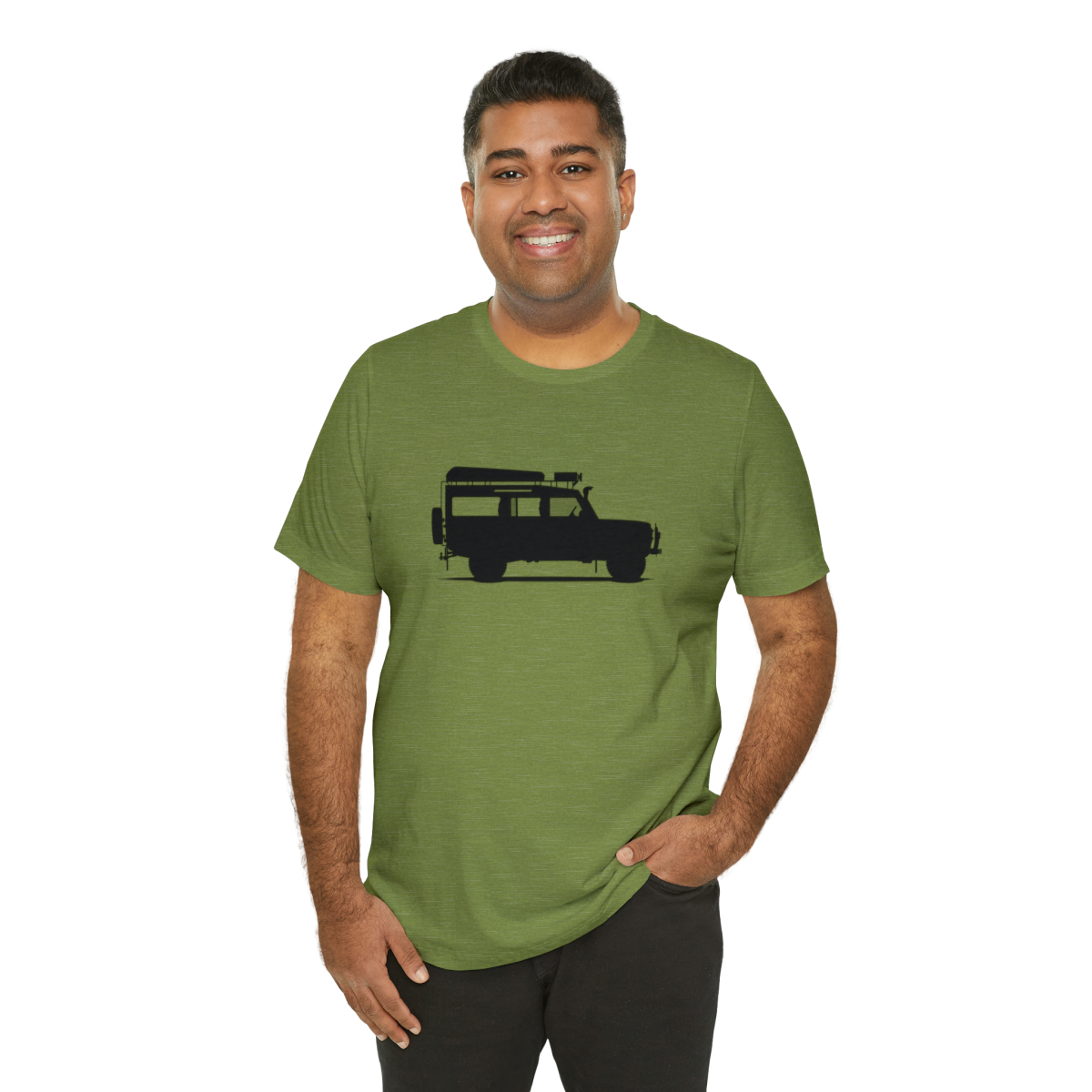 Land Rover Defender 110 - Sarge - Unisex Jersey Short Sleeve Tee - Image 92