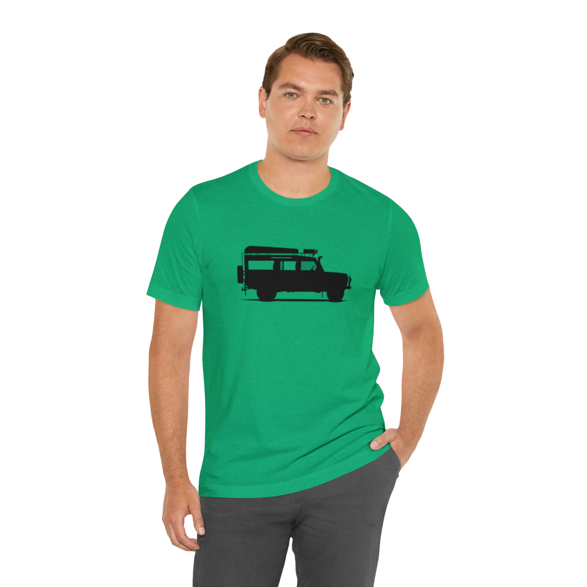 Land Rover Defender 110 - Sarge - Unisex Jersey Short Sleeve Tee - Image 114