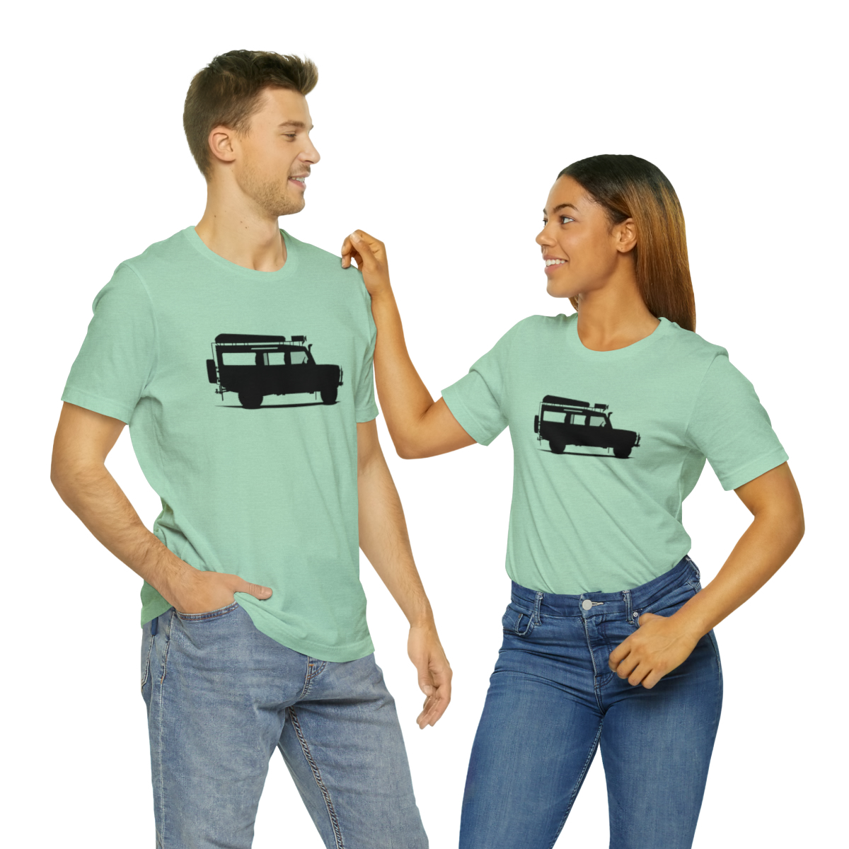 Land Rover Defender 110 - Sarge - Unisex Jersey Short Sleeve Tee - Image 106