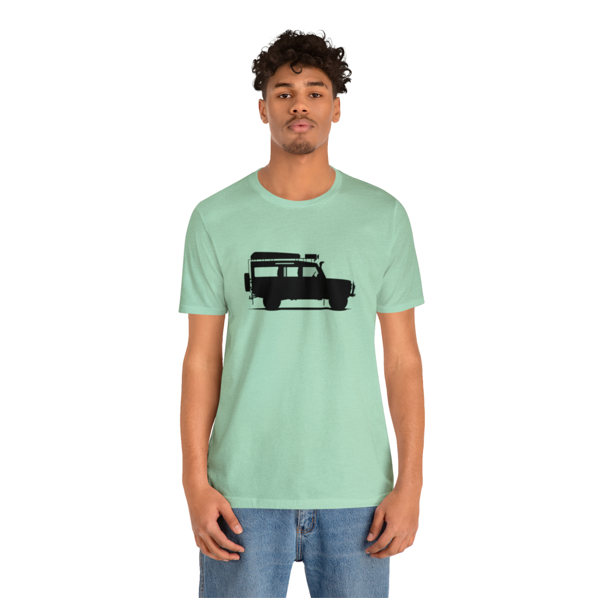 Land Rover Defender 110 - Sarge - Unisex Jersey Short Sleeve Tee - Image 100