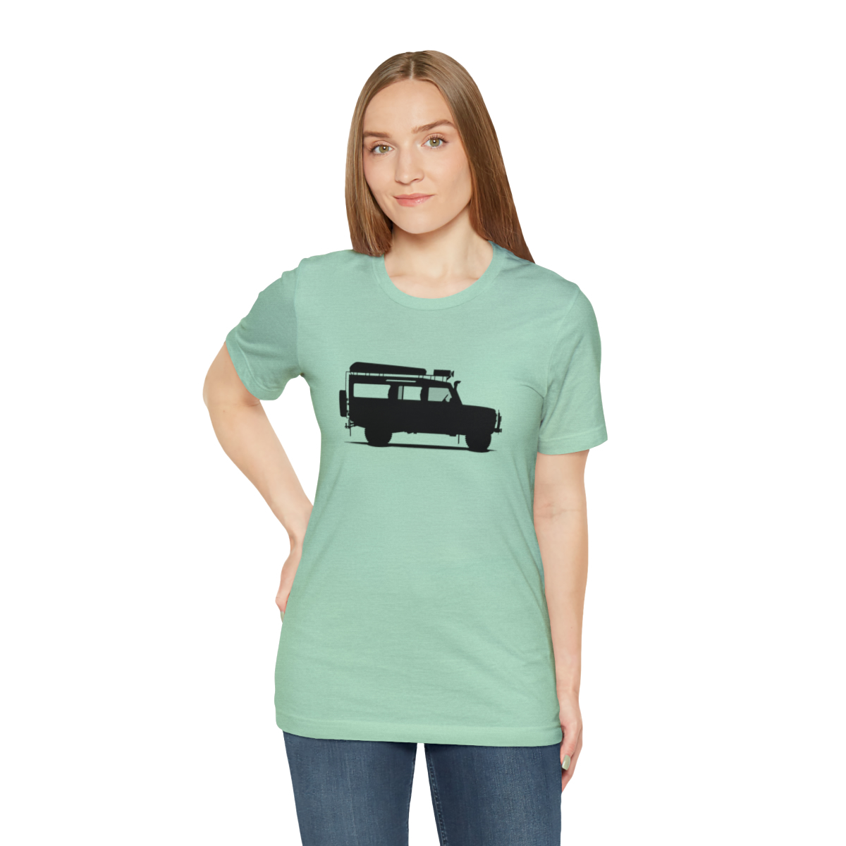 Land Rover Defender 110 - Sarge - Unisex Jersey Short Sleeve Tee - Image 101