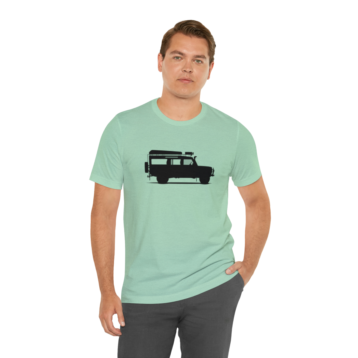 Land Rover Defender 110 - Sarge - Unisex Jersey Short Sleeve Tee - Image 102