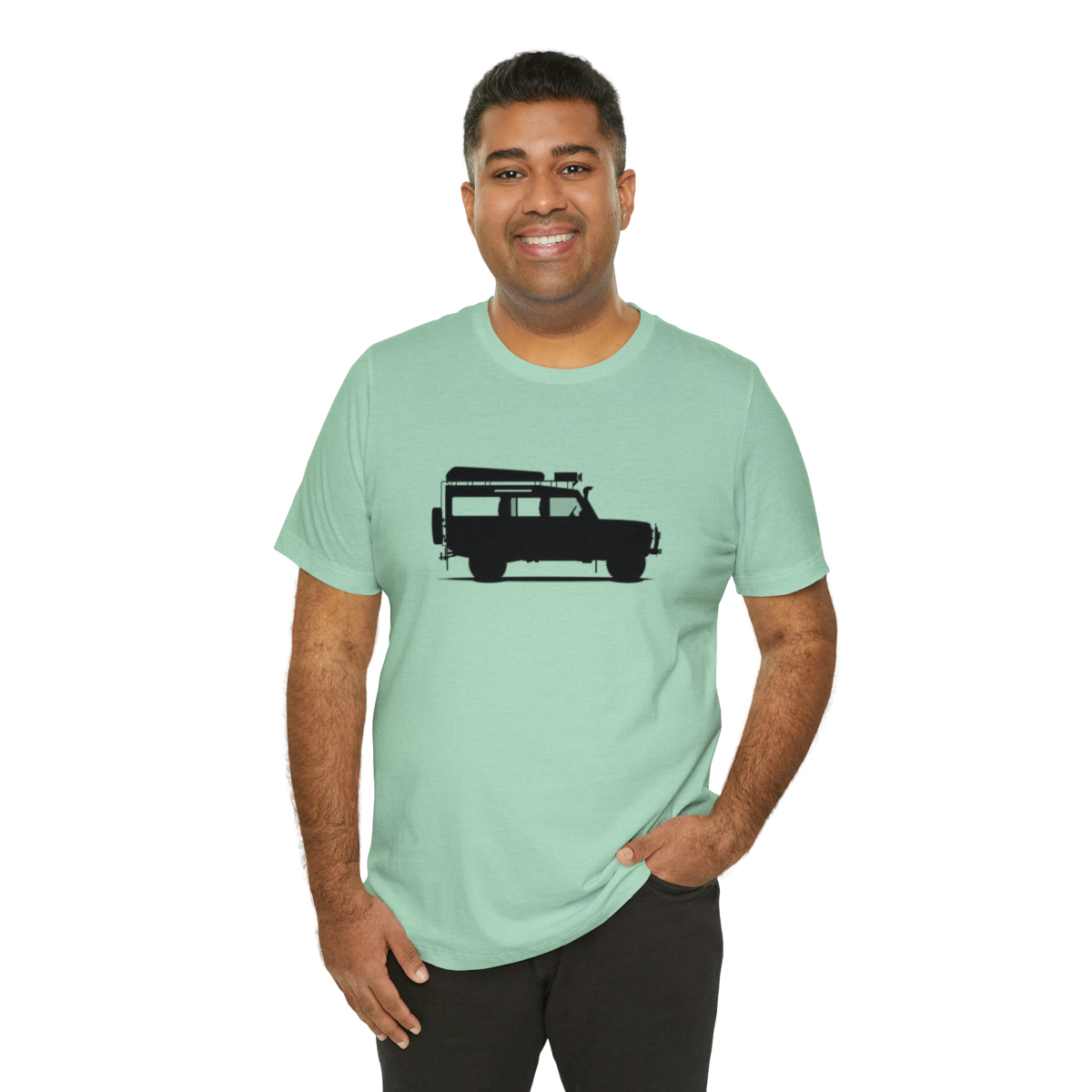 Land Rover Defender 110 - Sarge - Unisex Jersey Short Sleeve Tee - Image 104