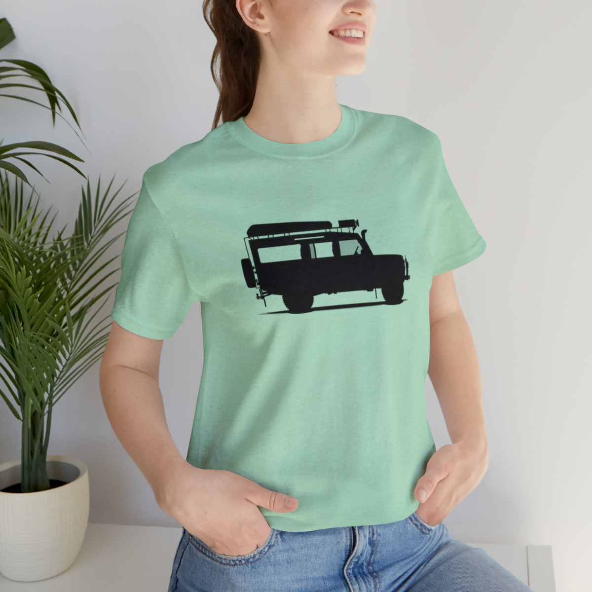 Land Rover Defender 110 - Sarge - Unisex Jersey Short Sleeve Tee - Image 105