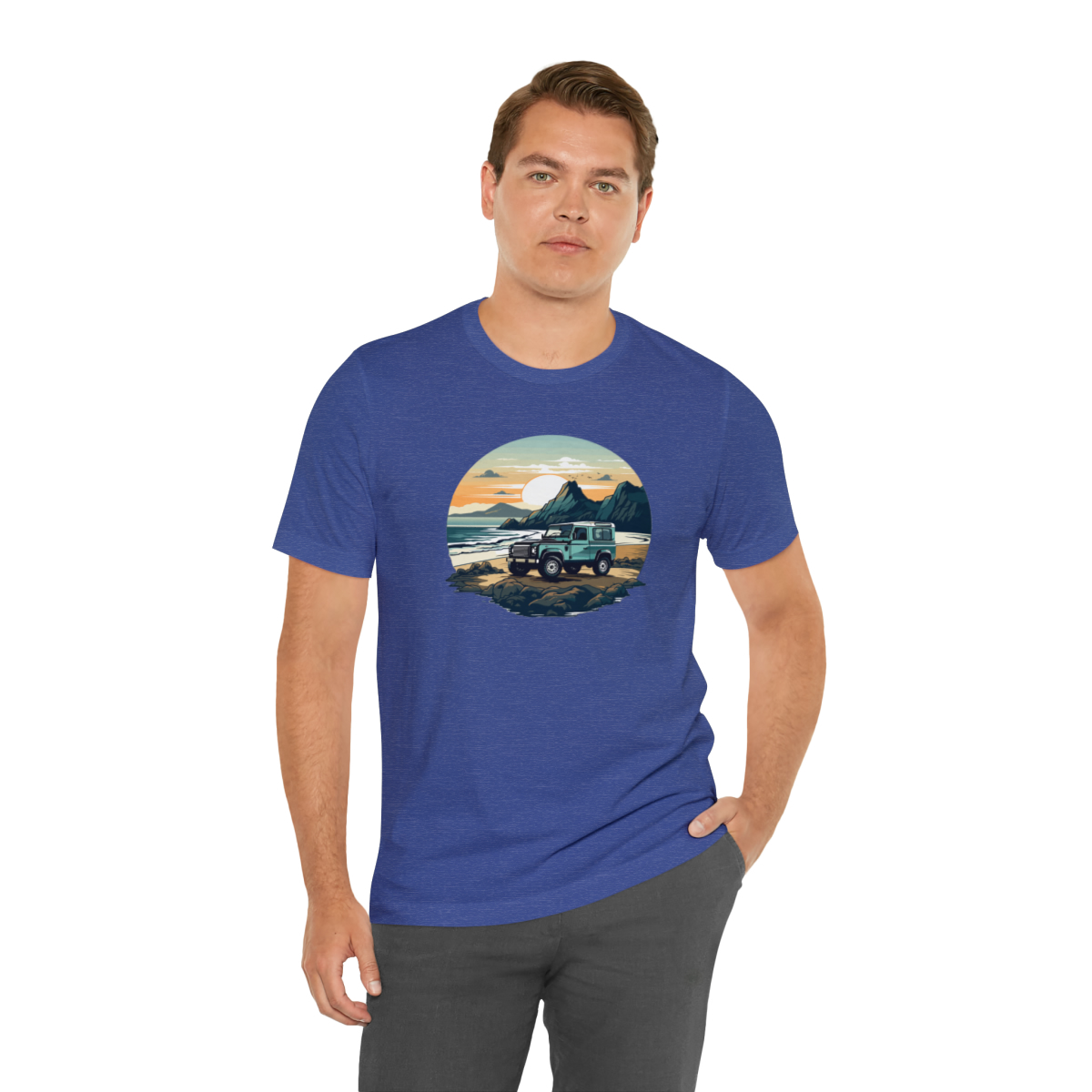 Land Rover Defender 90 - Beach Time - Bishop+Rook Tee - Image 126