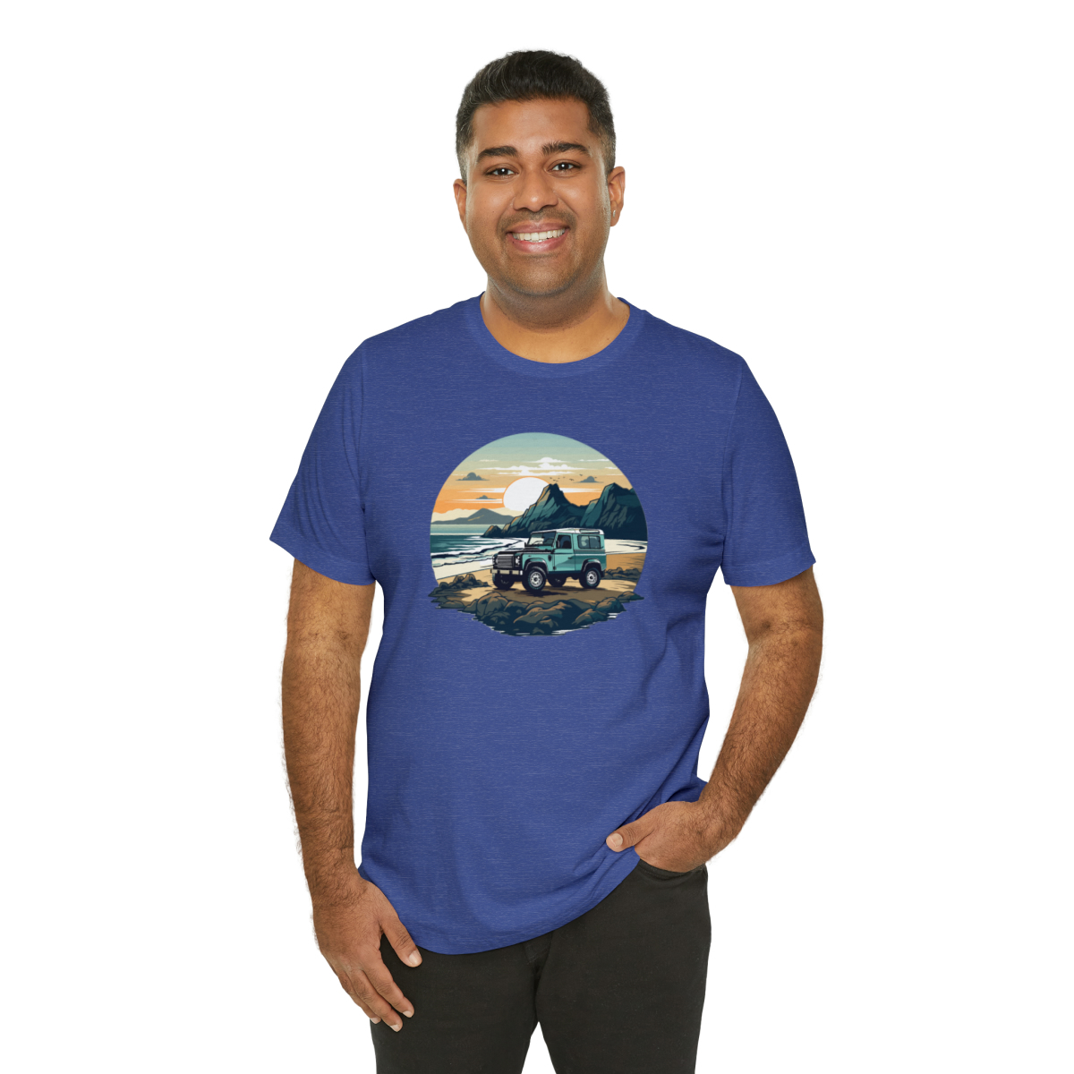 Land Rover Defender 90 - Beach Time - Bishop+Rook Tee - Image 128