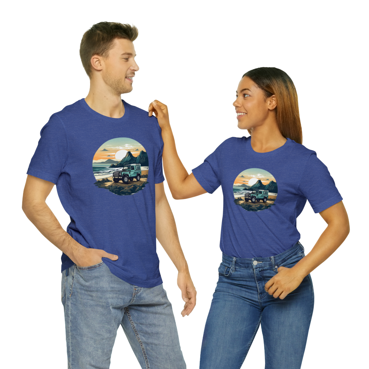 Land Rover Defender 90 - Beach Time - Bishop+Rook Tee - Image 130