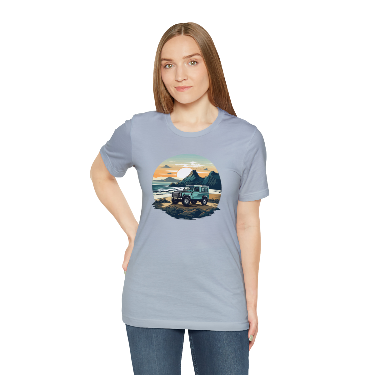 Land Rover Defender 90 - Beach Time - Bishop+Rook Tee - Image 101