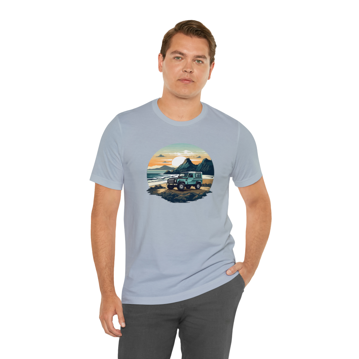 Land Rover Defender 90 - Beach Time - Bishop+Rook Tee - Image 102