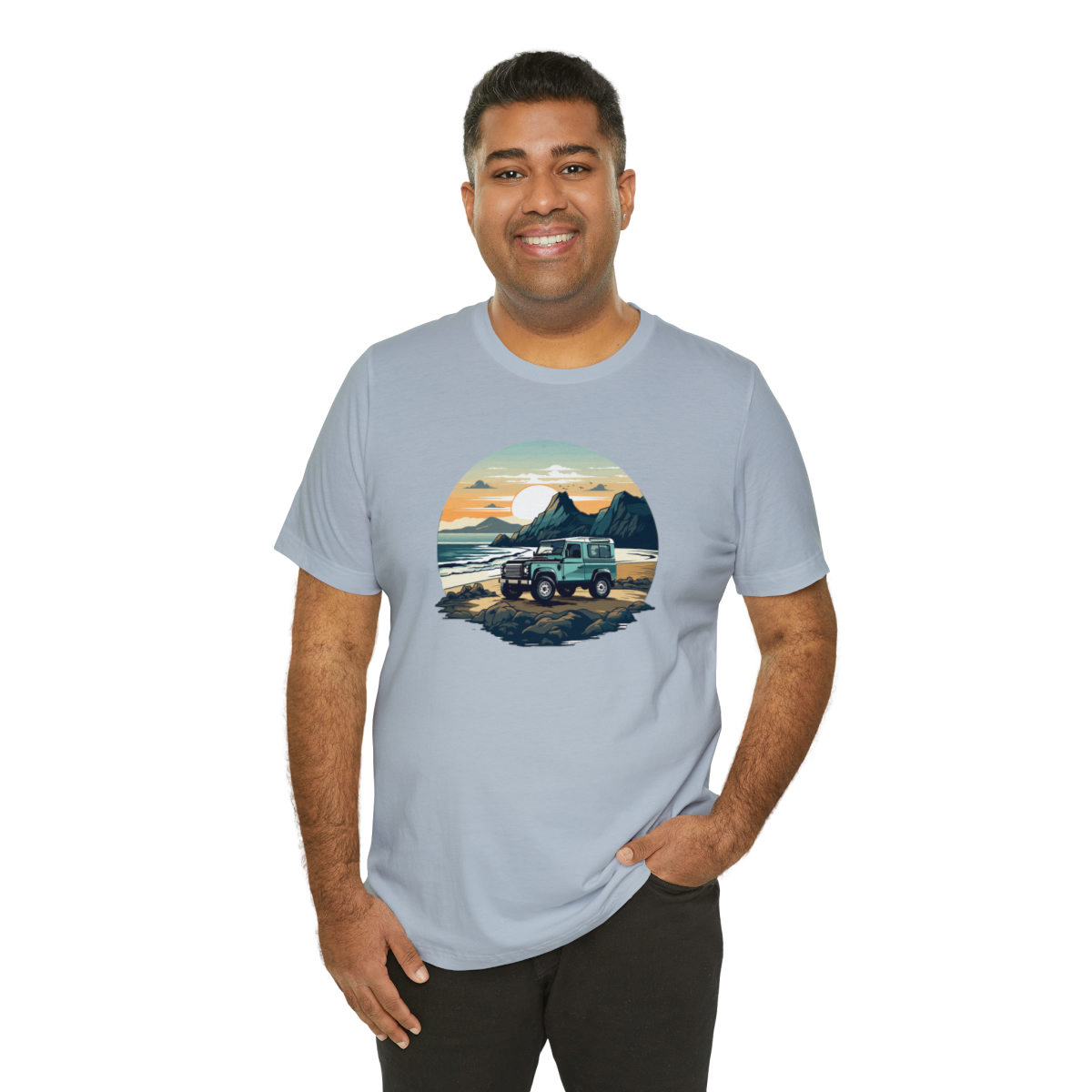 Land Rover Defender 90 - Beach Time - Bishop+Rook Tee - Image 104