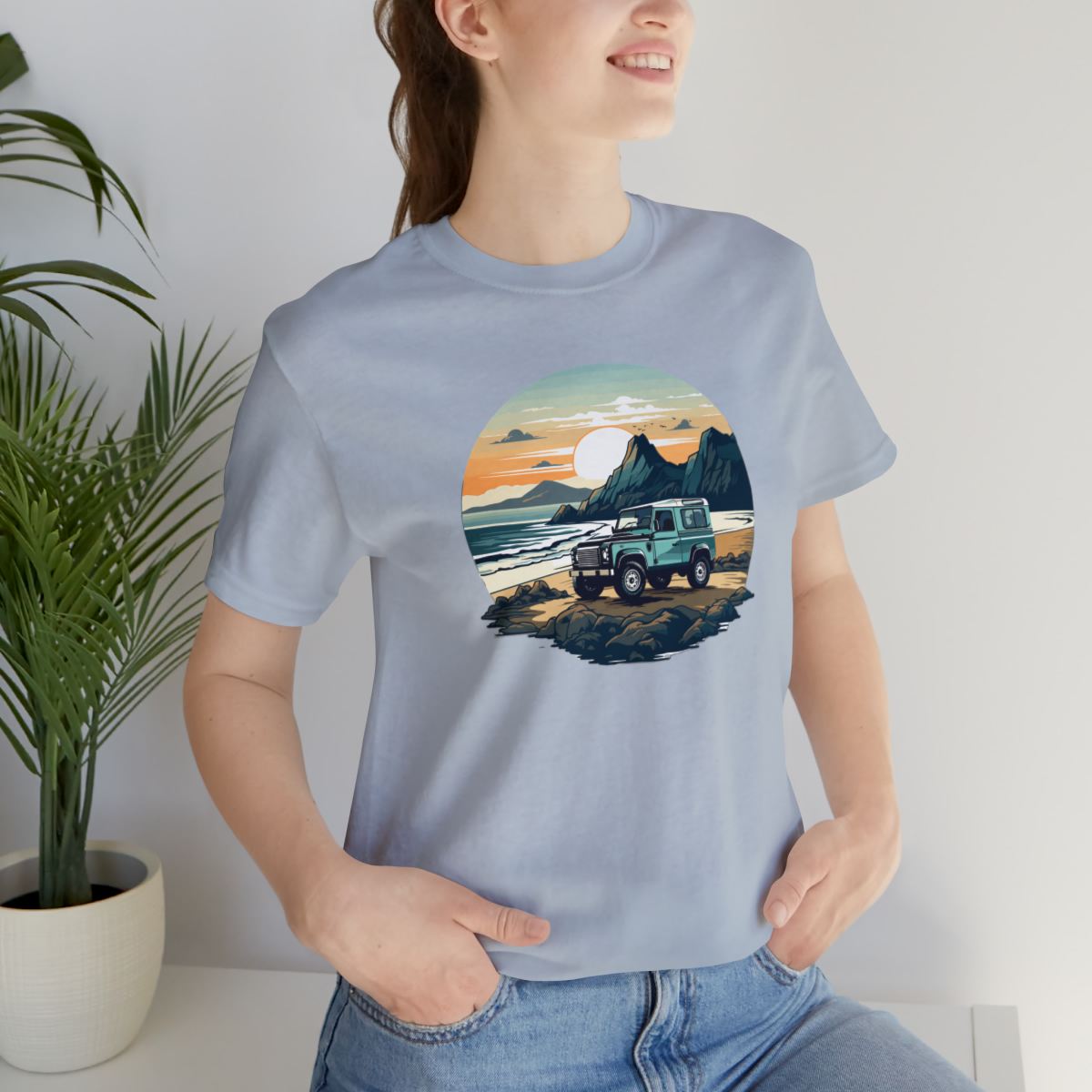 Land Rover Defender 90 - Beach Time - Bishop+Rook Tee - Image 105
