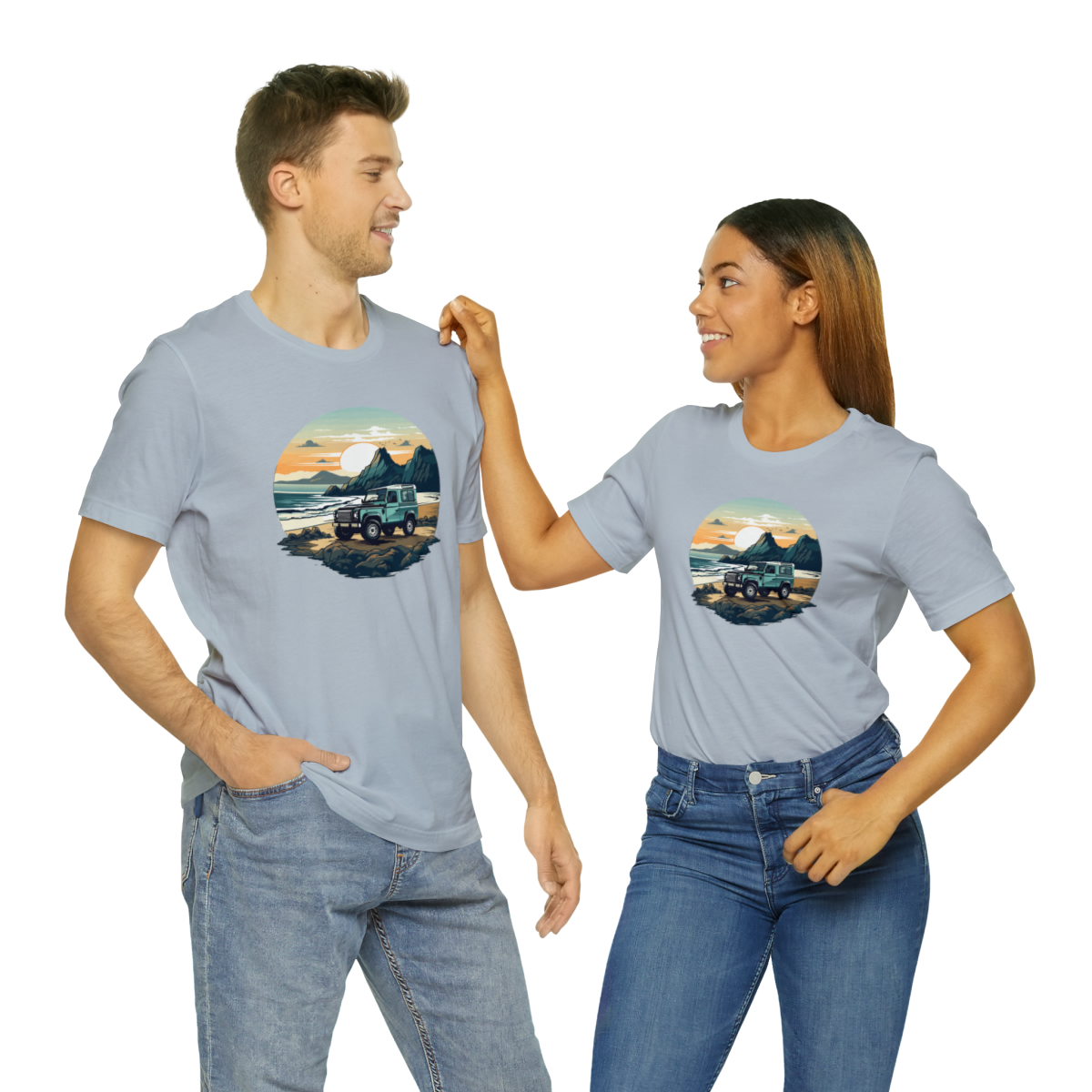 Land Rover Defender 90 - Beach Time - Bishop+Rook Tee - Image 106