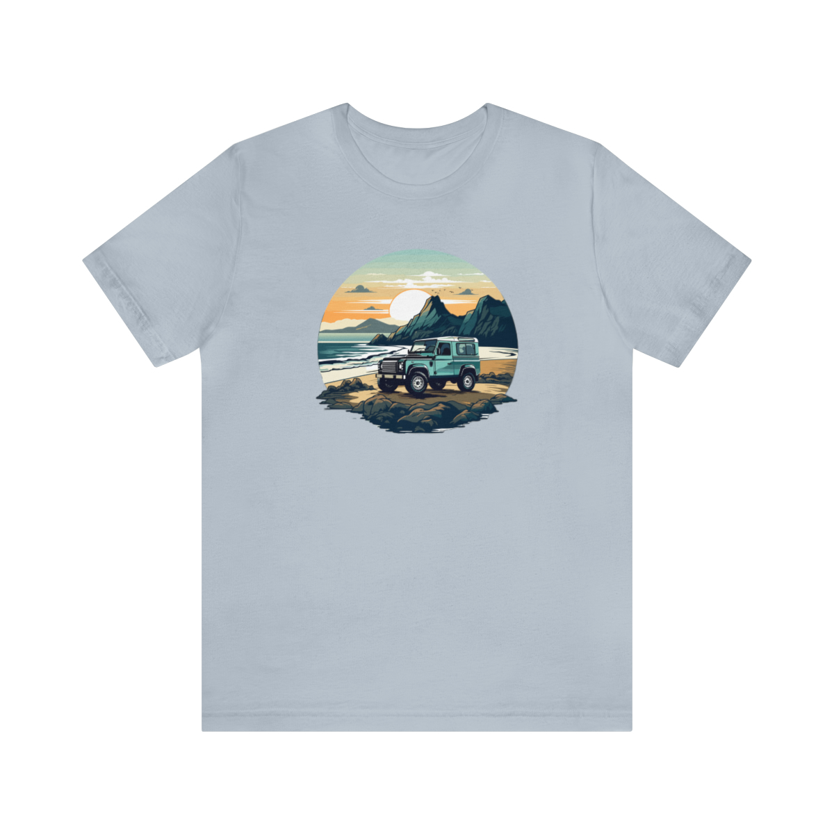 Land Rover Defender 90 - Beach Time - Bishop+Rook Tee - Image 97