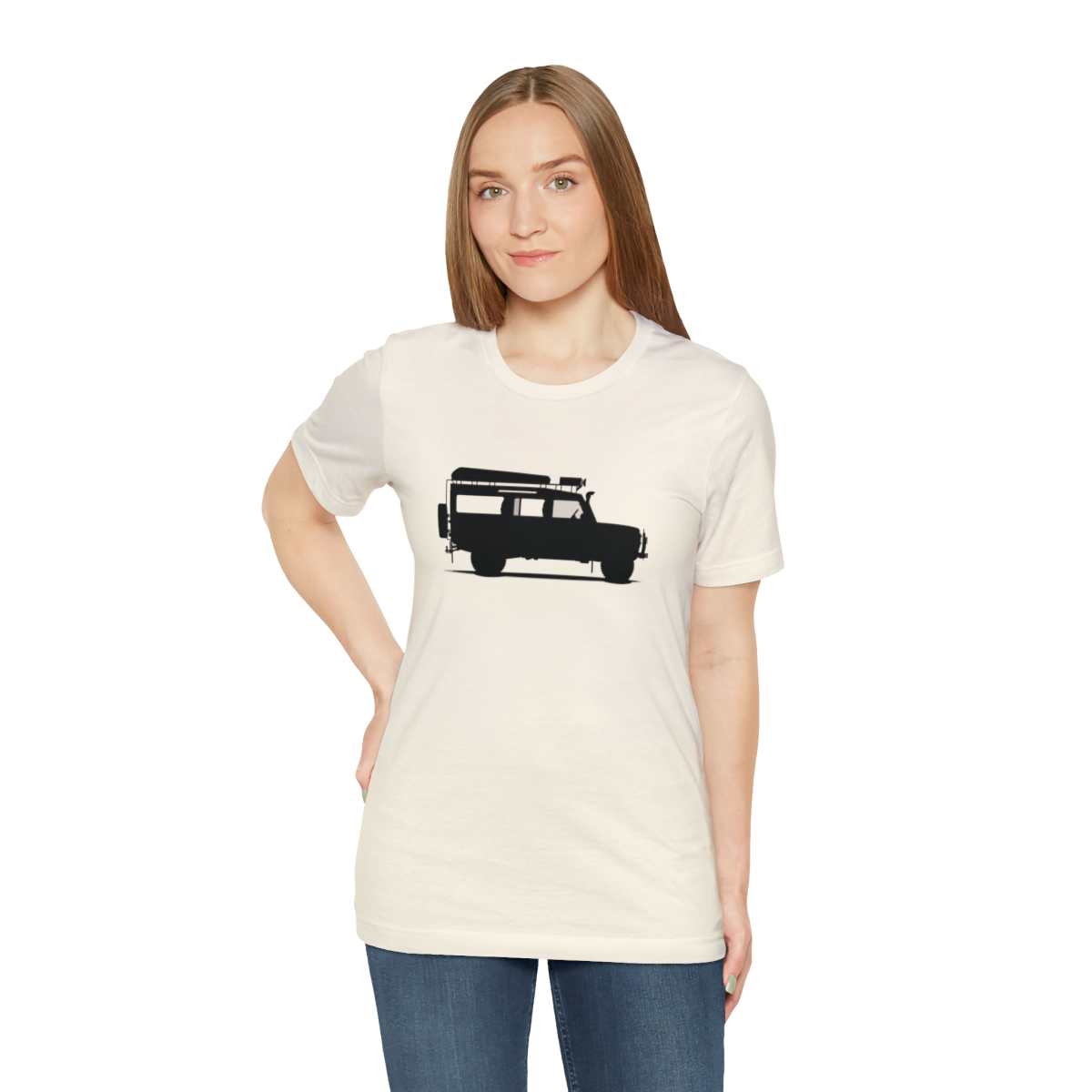 Land Rover Defender 110 - Sarge - Unisex Jersey Short Sleeve Tee - Image 53