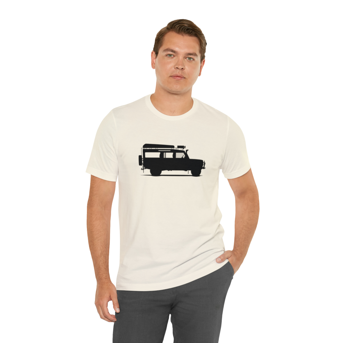 Land Rover Defender 110 - Sarge - Unisex Jersey Short Sleeve Tee - Image 54
