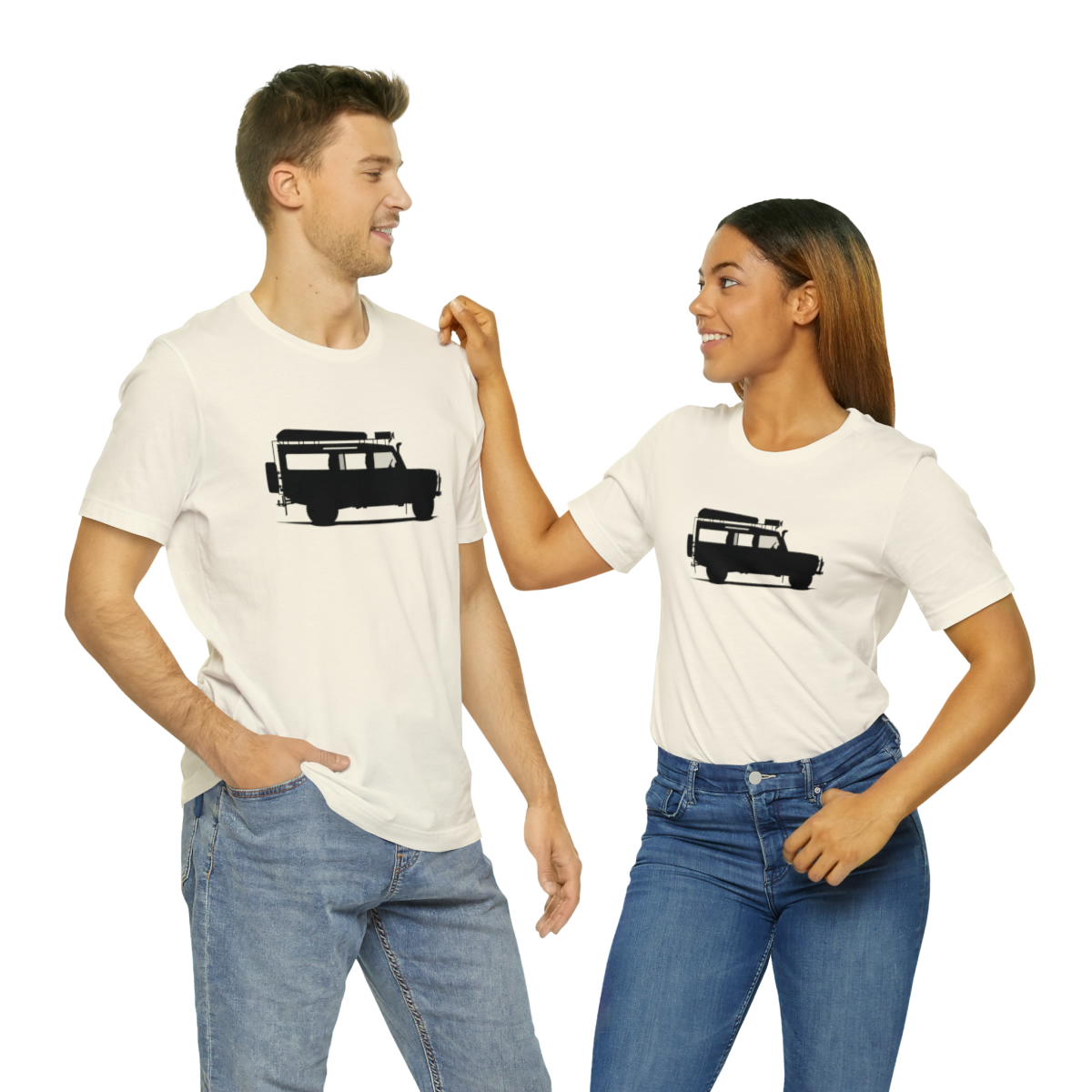 Land Rover Defender 110 - Sarge - Unisex Jersey Short Sleeve Tee - Image 58