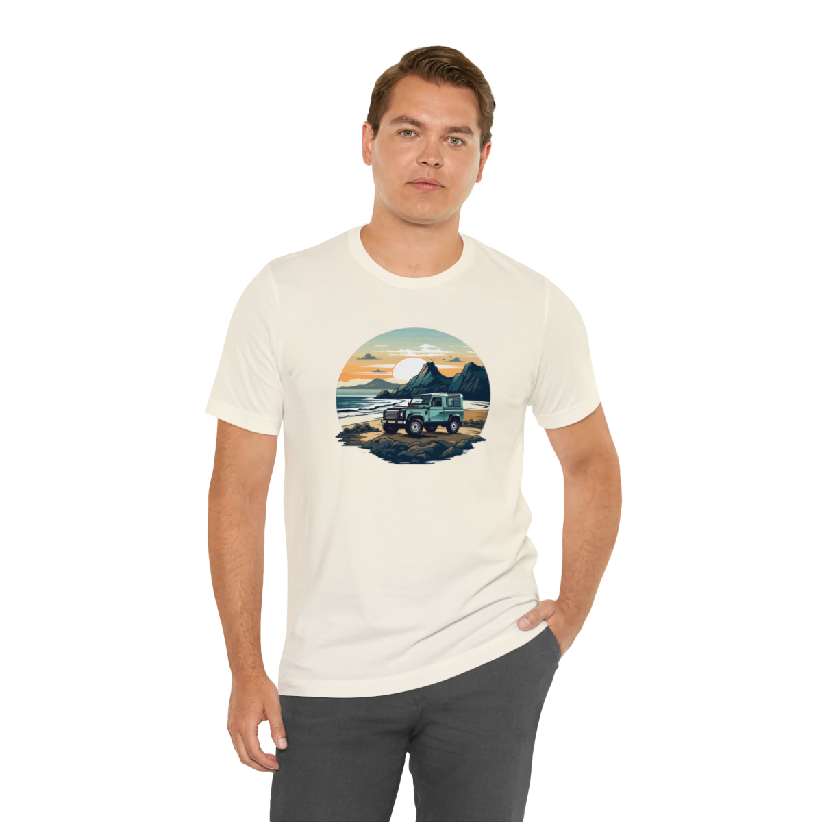 Land Rover Defender 90 - Beach Time - Bishop+Rook Tee - Image 6