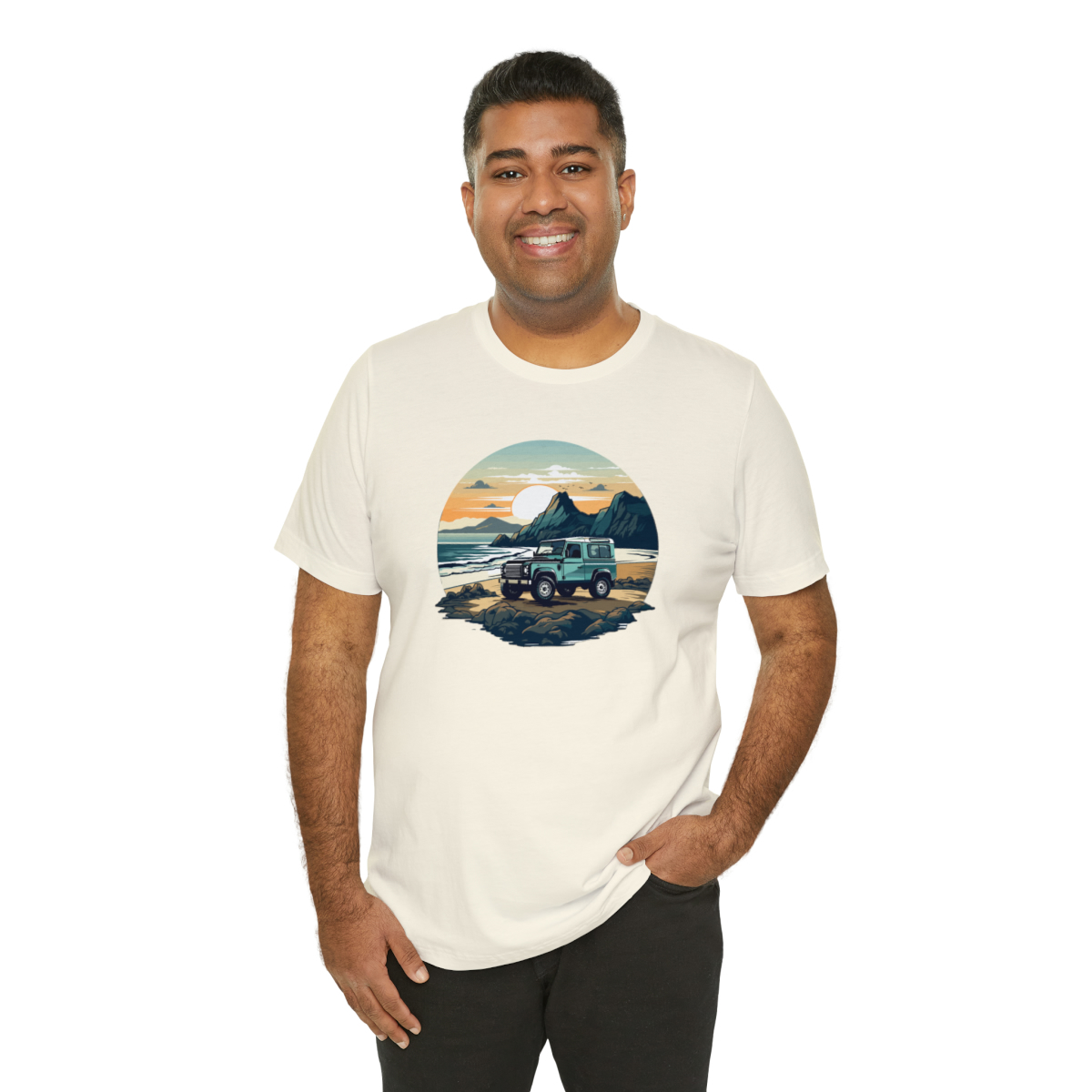 Land Rover Defender 90 - Beach Time - Bishop+Rook Tee - Image 8