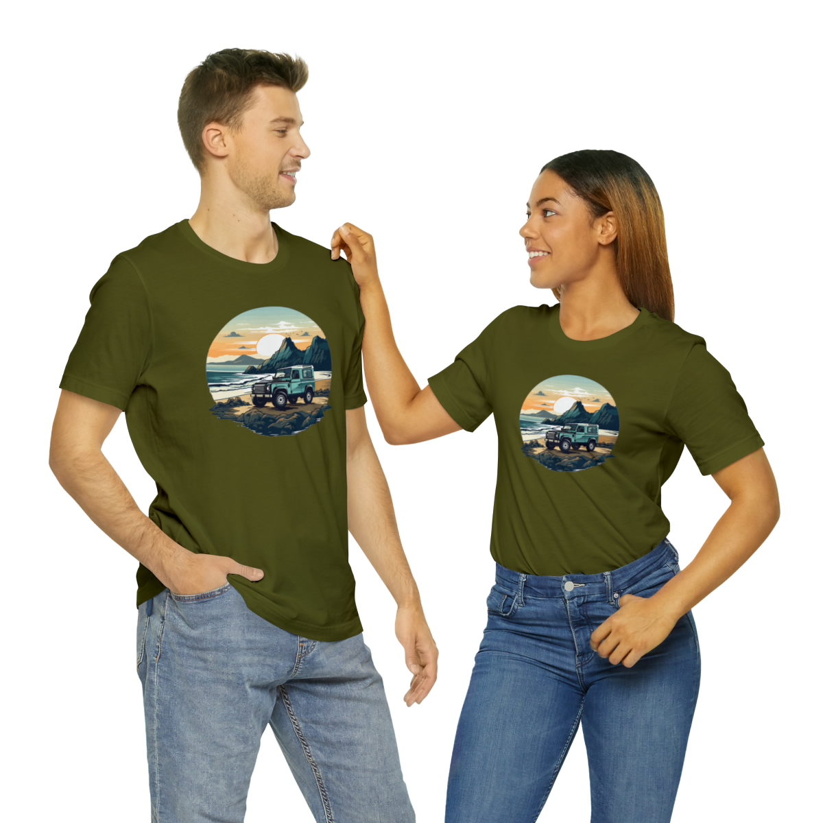 Land Rover Defender 90 - Beach Time - Bishop+Rook Tee - Image 82