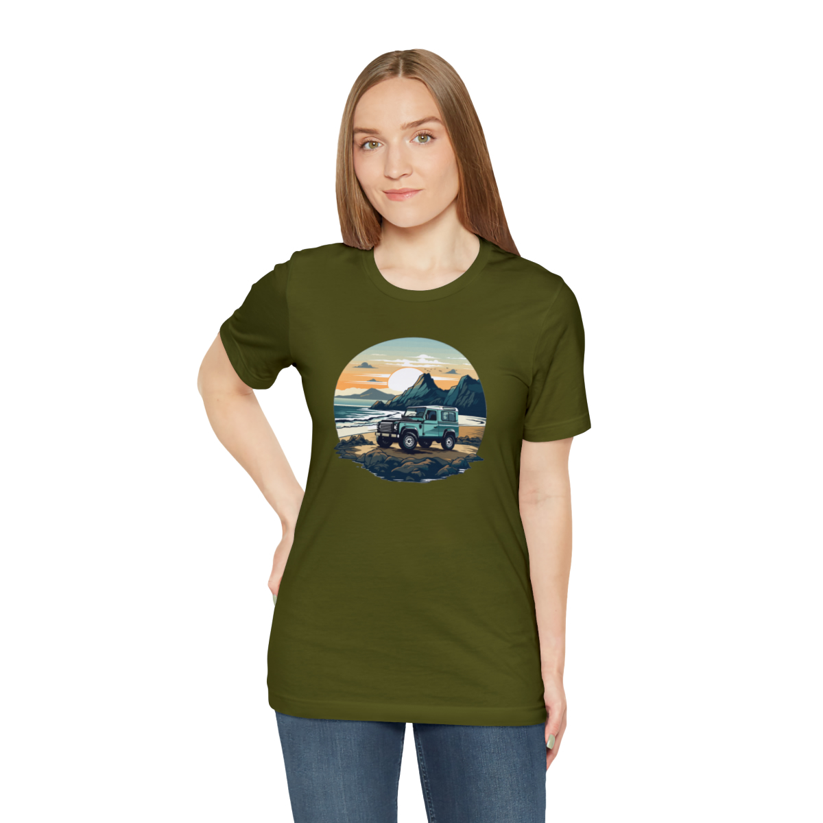Land Rover Defender 90 - Beach Time - Bishop+Rook Tee - Image 77