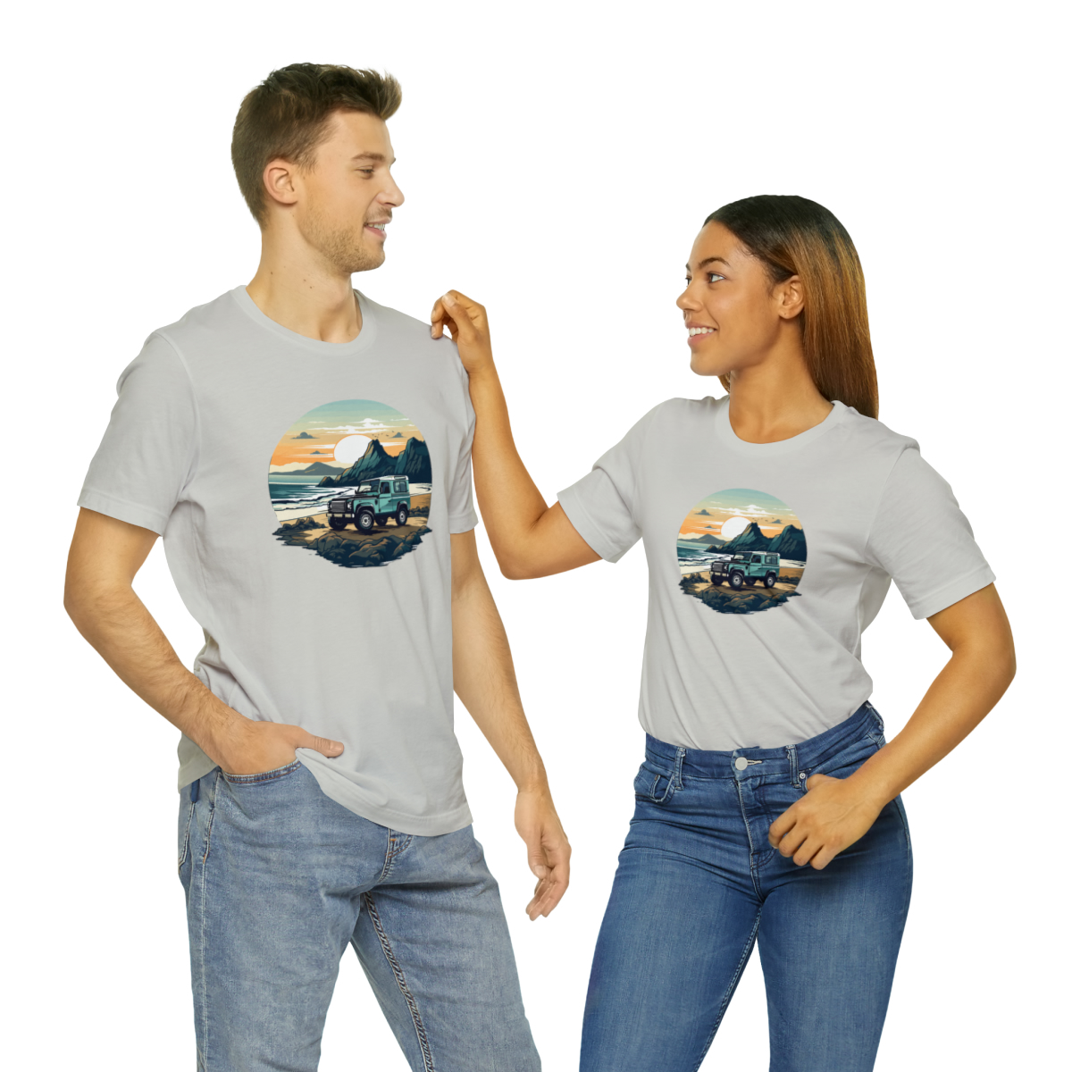 Land Rover Defender 90 - Beach Time - Bishop+Rook Tee - Image 58