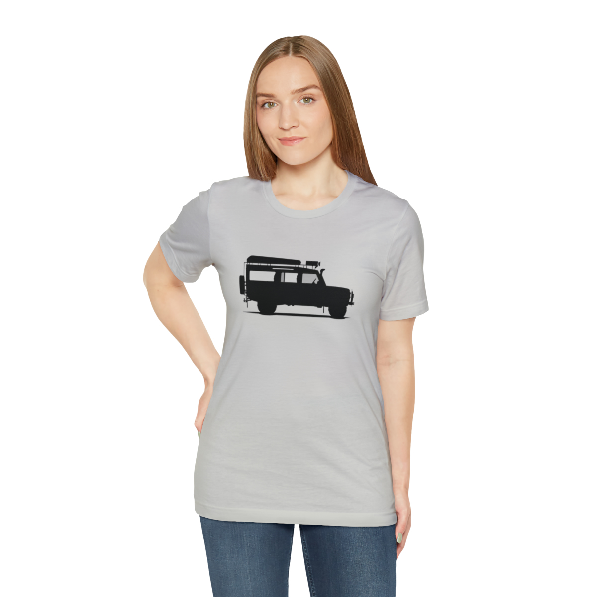 Land Rover Defender 110 - Sarge - Unisex Jersey Short Sleeve Tee - Image 65