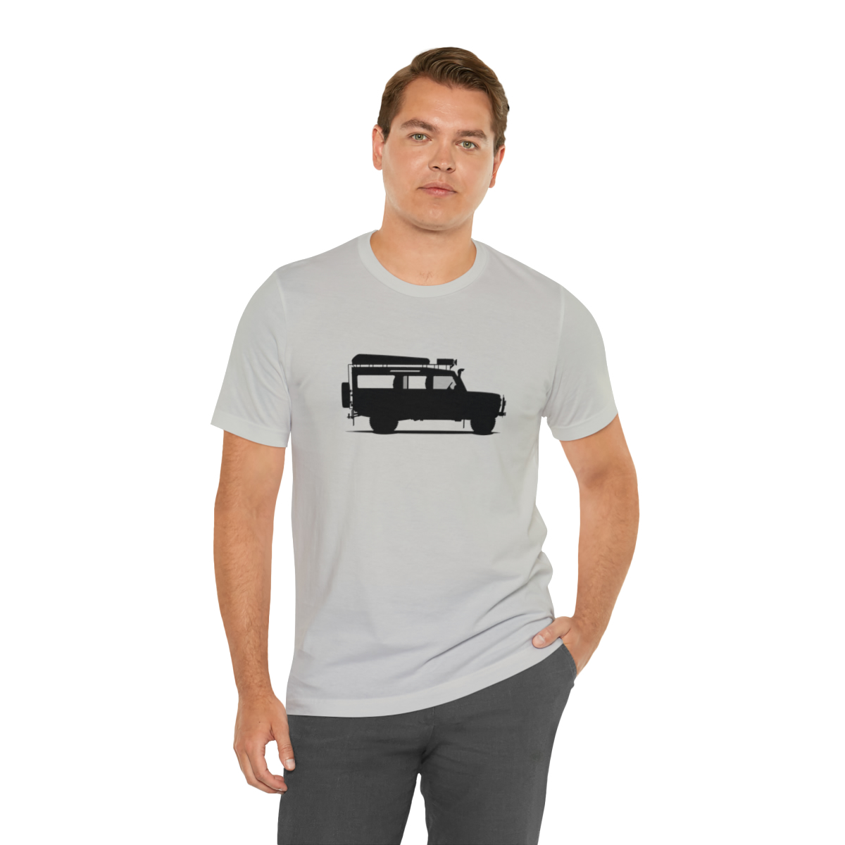 Land Rover Defender 110 - Sarge - Unisex Jersey Short Sleeve Tee - Image 66