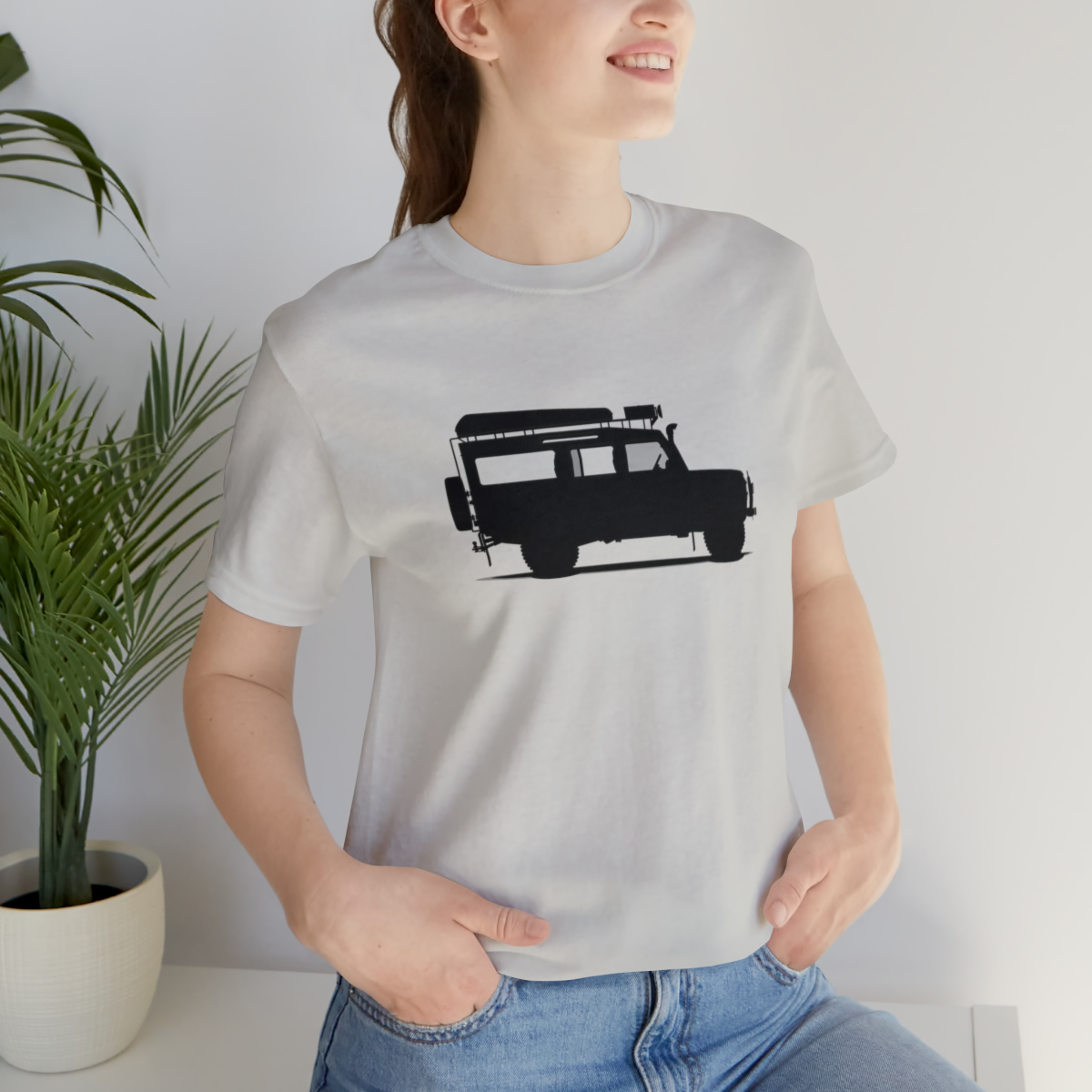 Land Rover Defender 110 - Sarge - Unisex Jersey Short Sleeve Tee - Image 69