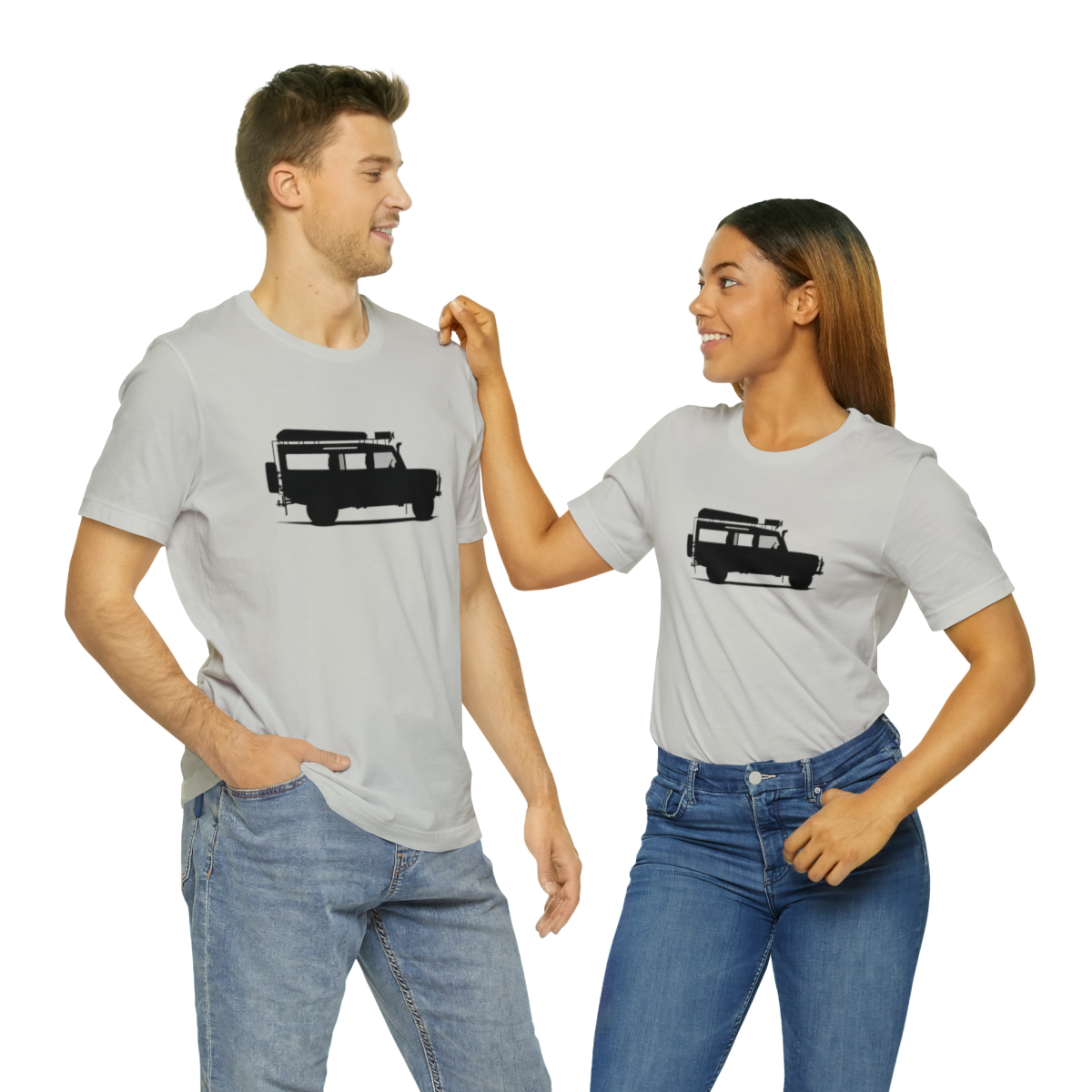 Land Rover Defender 110 - Sarge - Unisex Jersey Short Sleeve Tee - Image 70