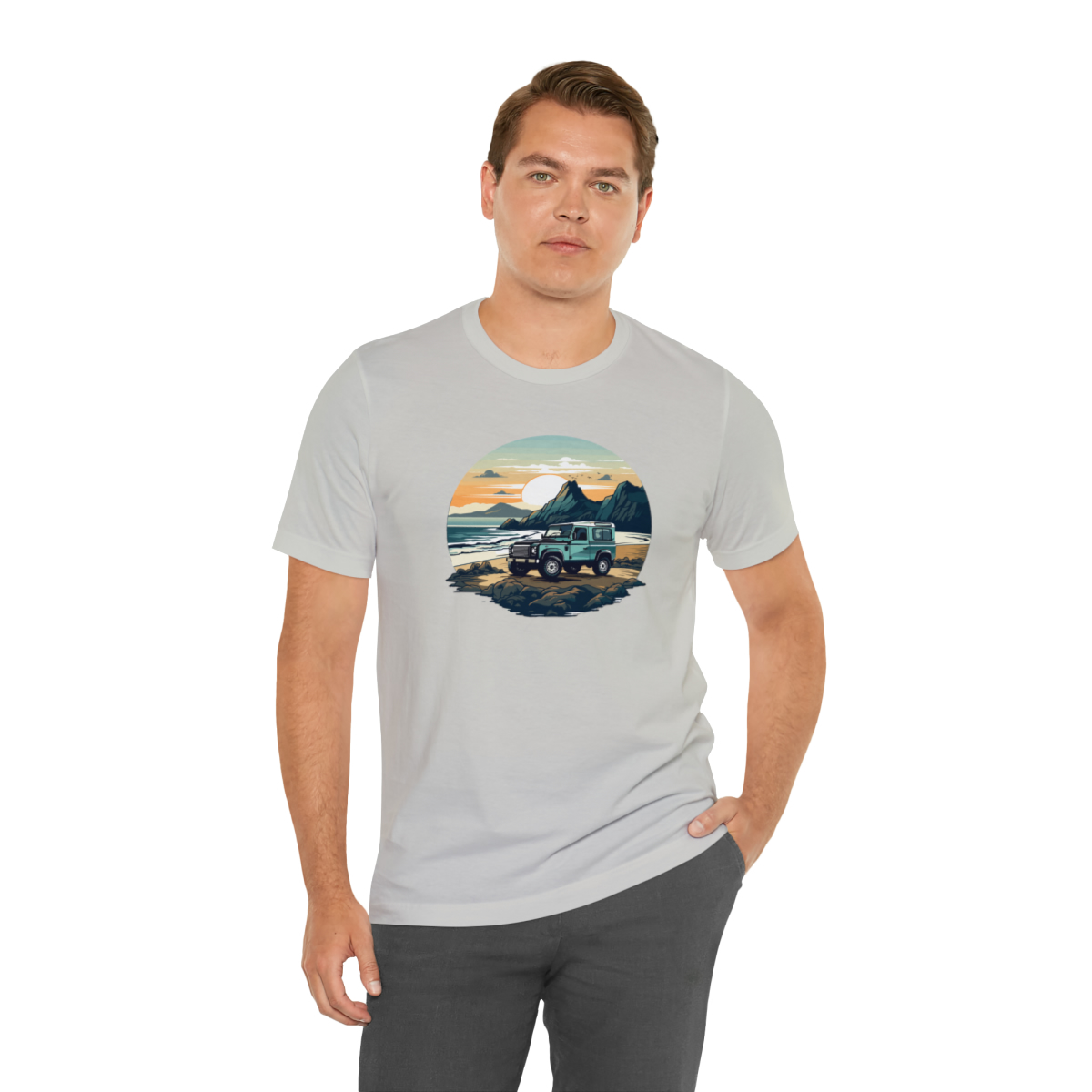 Land Rover Defender 90 - Beach Time - Bishop+Rook Tee - Image 54