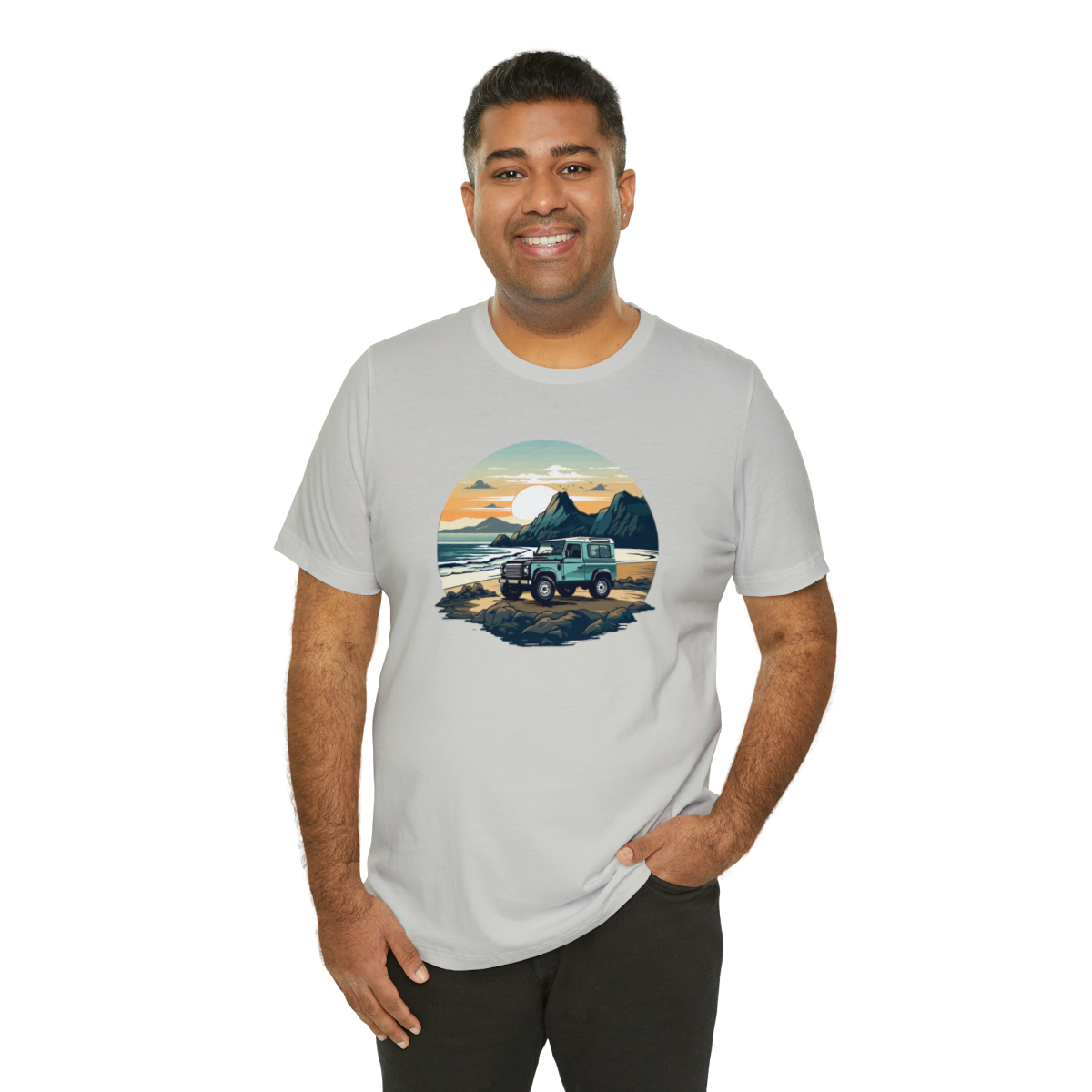 Land Rover Defender 90 - Beach Time - Bishop+Rook Tee - Image 56