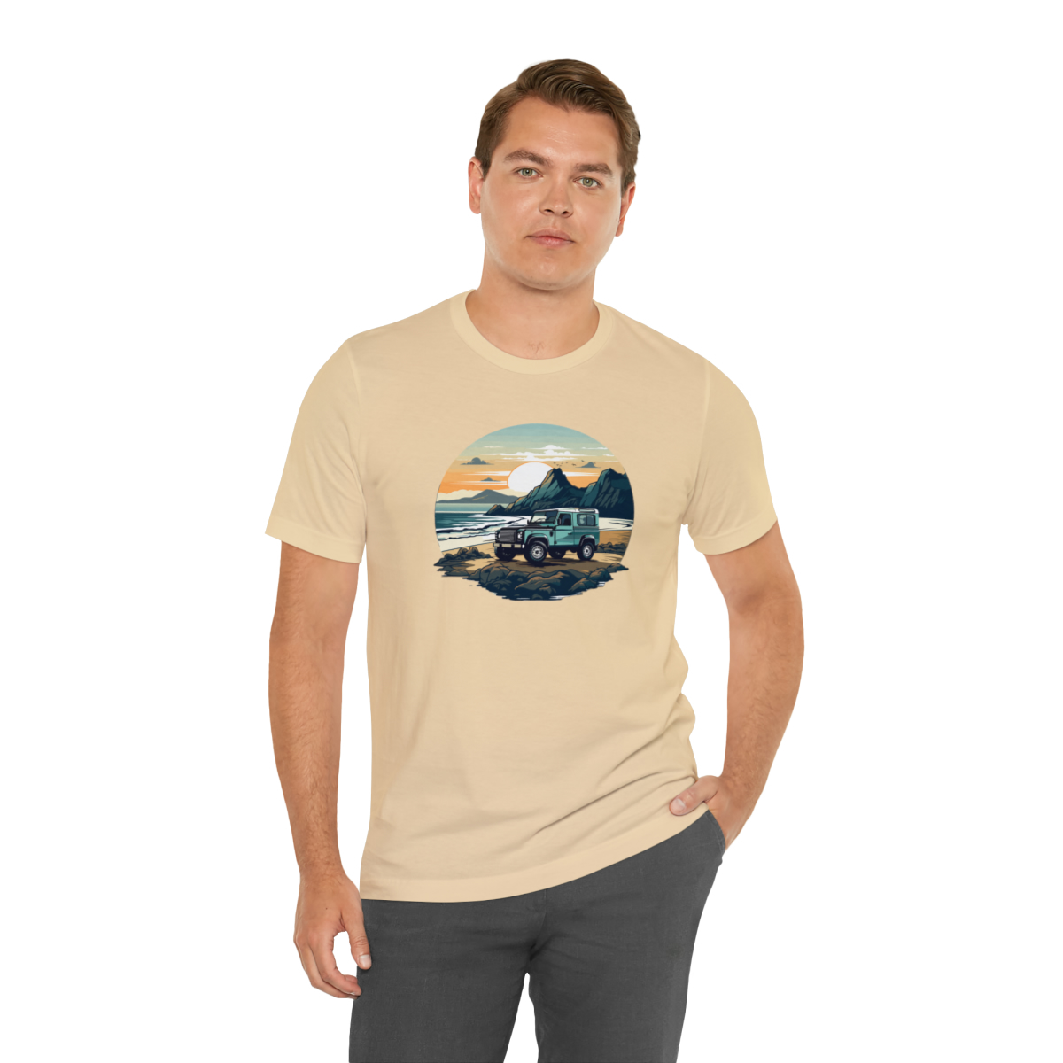 Land Rover Defender 90 - Beach Time - Bishop+Rook Tee - Image 42