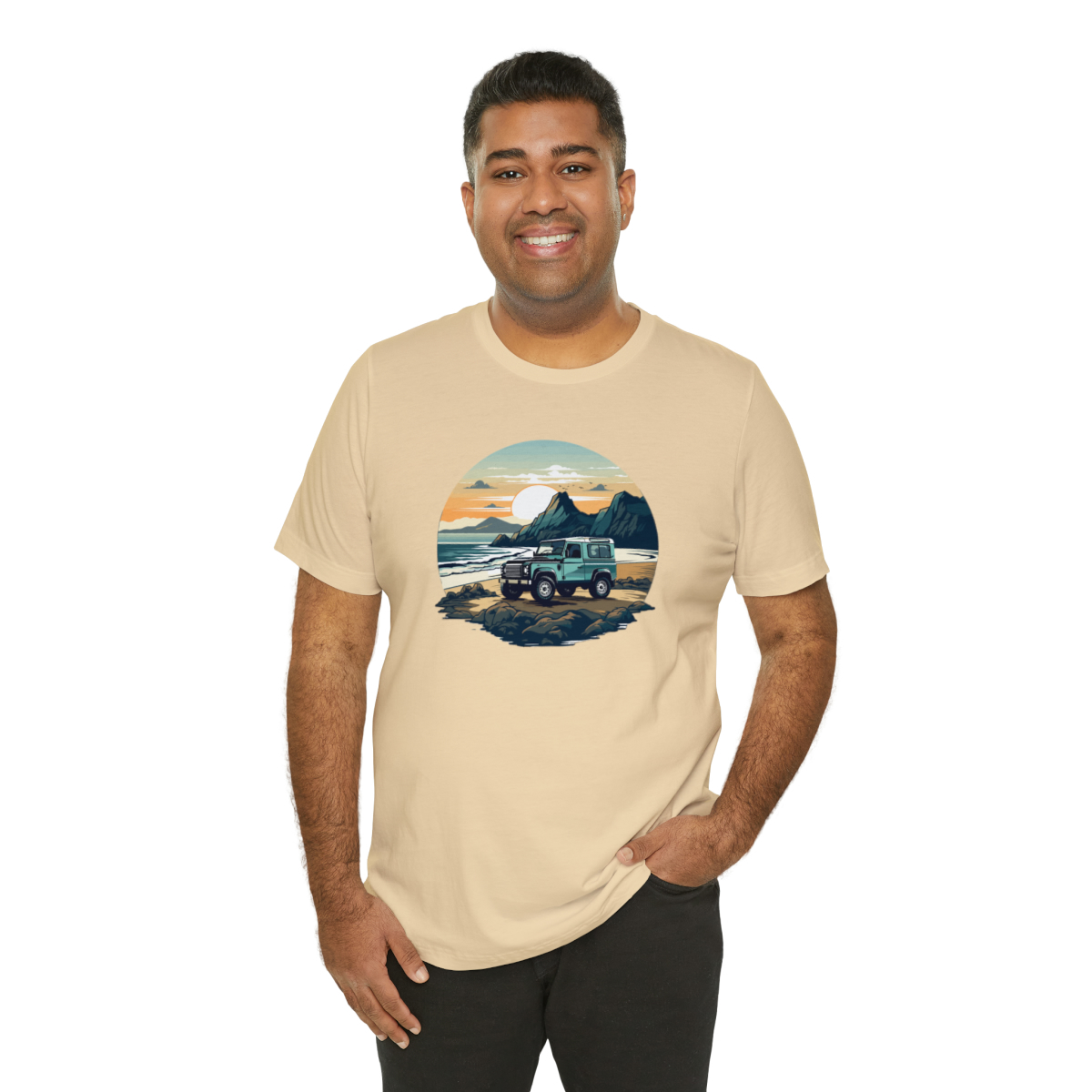 Land Rover Defender 90 - Beach Time - Bishop+Rook Tee - Image 44