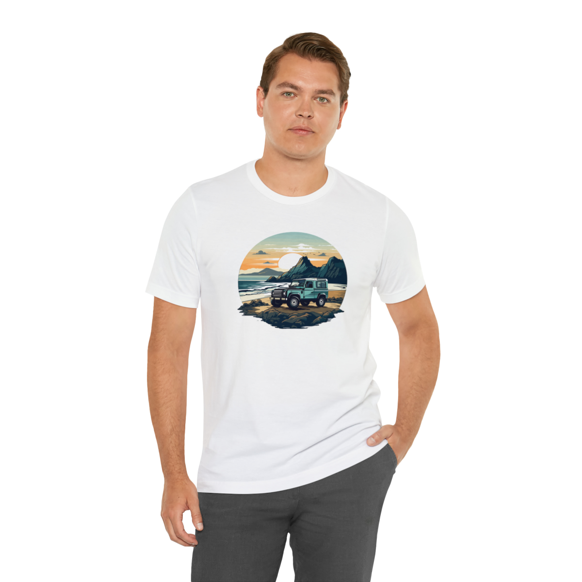 Land Rover Defender 90 - Beach Time - Bishop+Rook Tee - Image 18