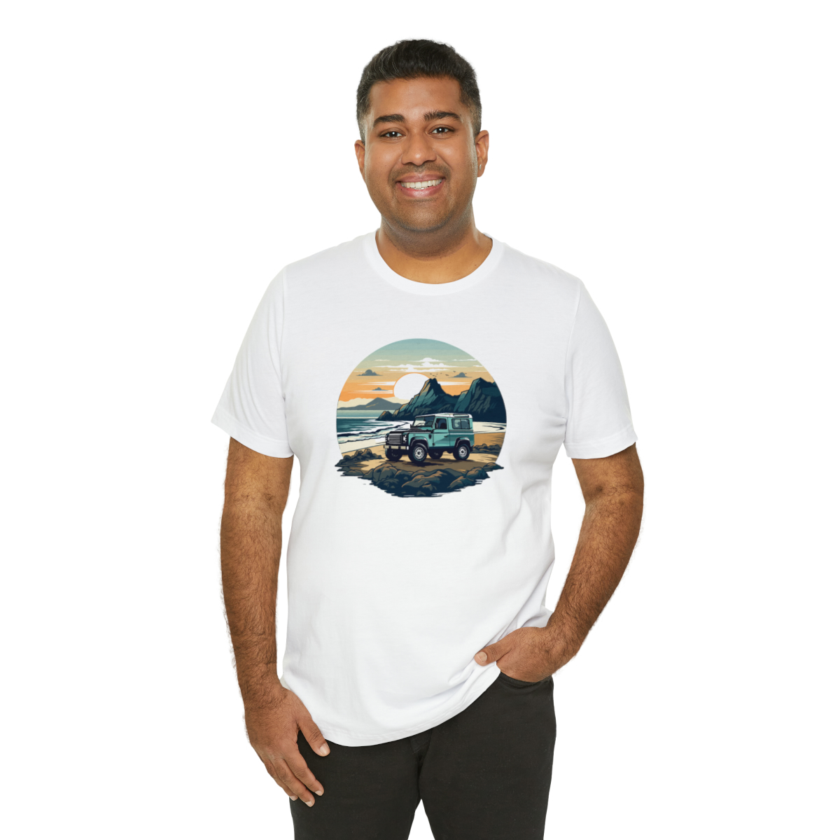 Land Rover Defender 90 - Beach Time - Bishop+Rook Tee - Image 20