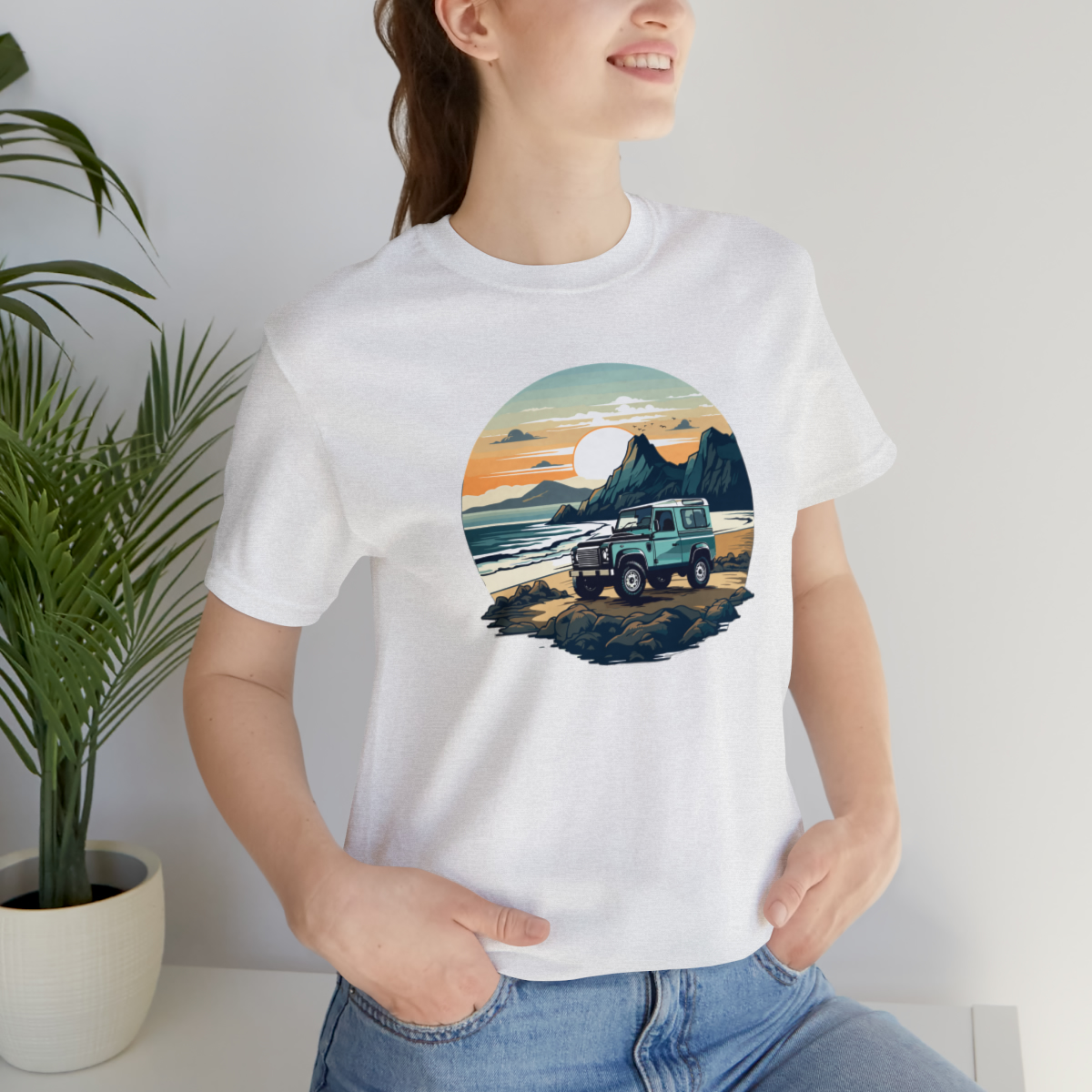 Land Rover Defender 90 - Beach Time - Bishop+Rook Tee - Image 33