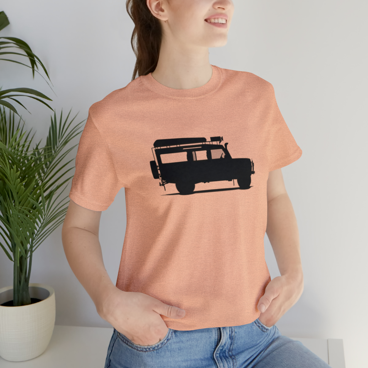 Land Rover Defender 110 - Sarge - Unisex Jersey Short Sleeve Tee - Image 81