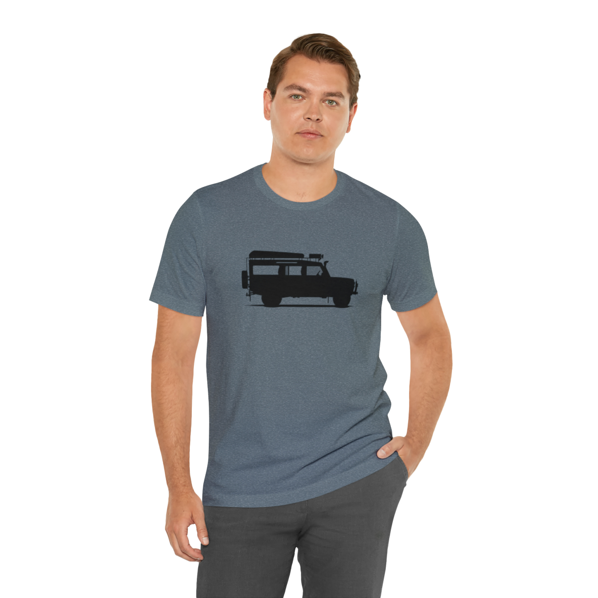 Land Rover Defender 110 - Sarge - Unisex Jersey Short Sleeve Tee - Image 150